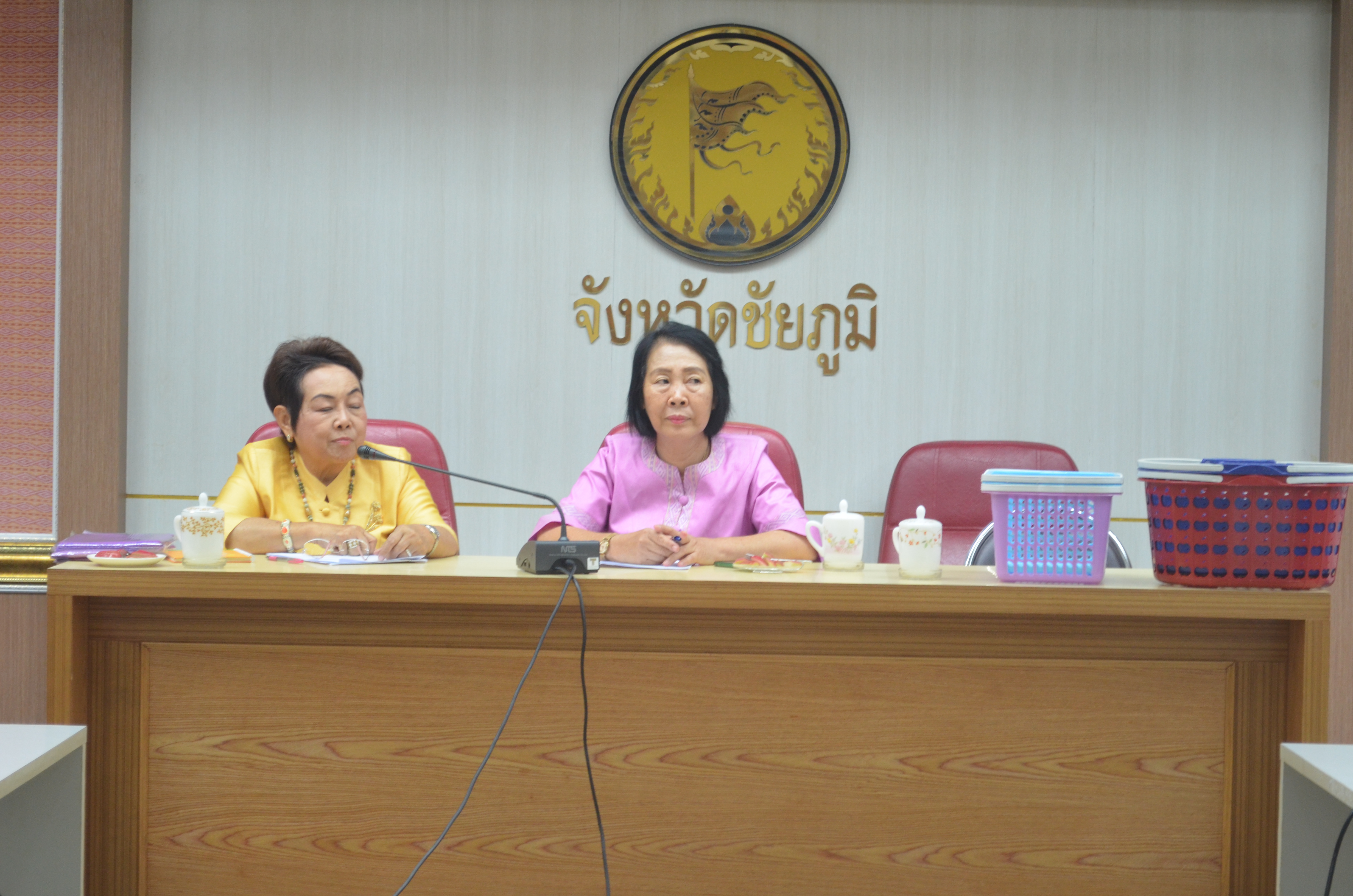 การประชุมคณะกรรมการพัฒนาสตรีจังหวัดชัยภูมิ เพื่อเตรียมการจัดงานวันสตรีสากล ประจำปี 2562