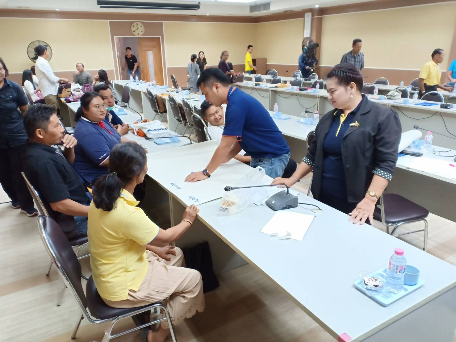 @ชัยภูมิ#การประชุมกลไกการขับเคลื่อนการจัดแสดง และจำหน่ายผลิตภัณฑ์ OTOP เพื่อสร้างความเข้าใจเกี่ยวกับการดำเนินงานโครงการ OTOP เคลื่อนที่ (OTOP Mobile)