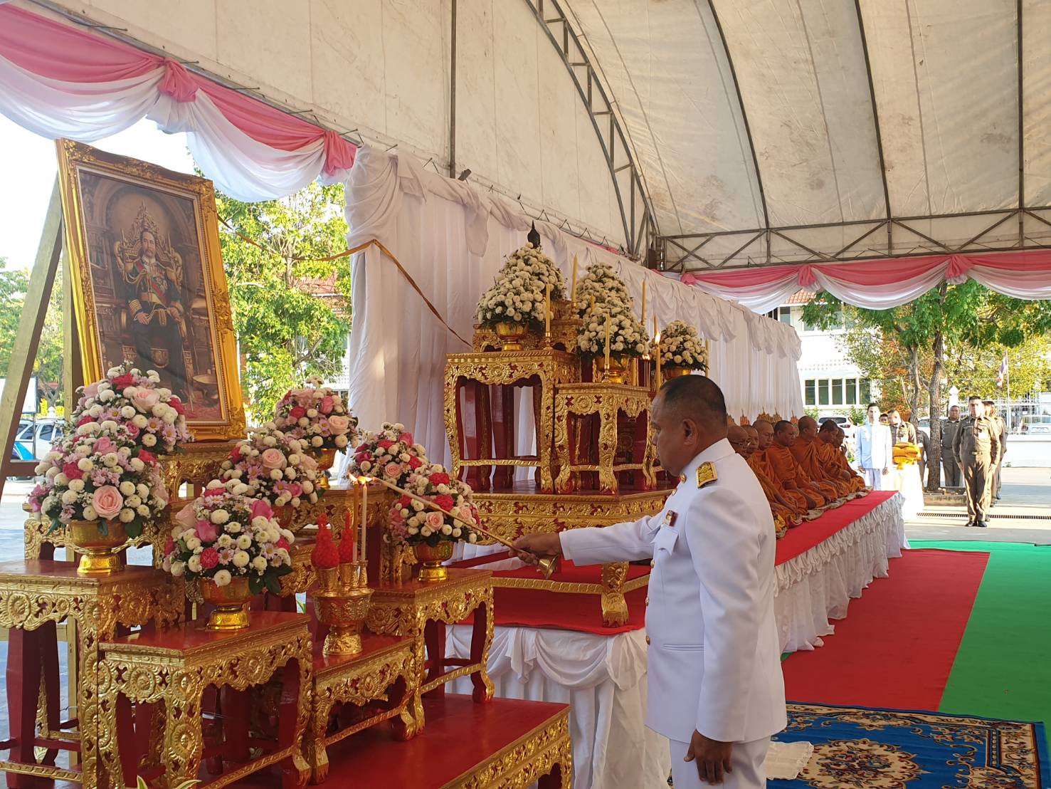 @ชัยภูมิเมืองแห่งความสุข # สำนักงานพัฒนาชุมชนจังหวัดชัยภูมิ ร่วมพิธีบำเพ็ญกุศลและพิธีน้อมรำลึกเนื่องในวันคล้ายวันสวรรคตพระบาทสมเด็จพระจุลจอมเกล้าเจ้าอยู่หัว