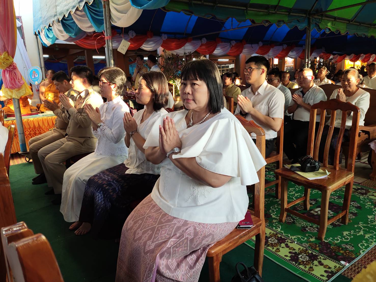 @ชัยภูมิเมืองแห่งความสุข #พจ.ชัยภูมิ มอบหมายหัวหน้ากลุ่มงานส่งเสริมร่วมพิธีเจริญพระพุทธมนต์