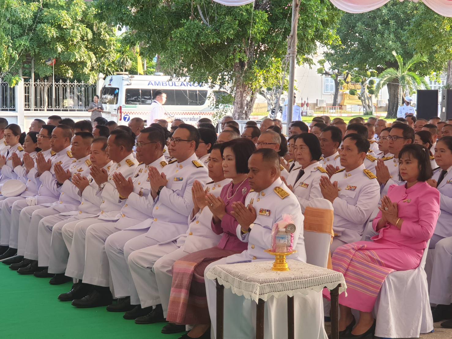 @ชัยภูมิเมืองแห่งความสุข # สำนักงานพัฒนาชุมชนจังหวัดชัยภูมิ ร่วมพิธีบำเพ็ญกุศลและพิธีน้อมรำลึกเนื่องในวันคล้ายวันสวรรคตพระบาทสมเด็จพระจุลจอมเกล้าเจ้าอยู่หัว