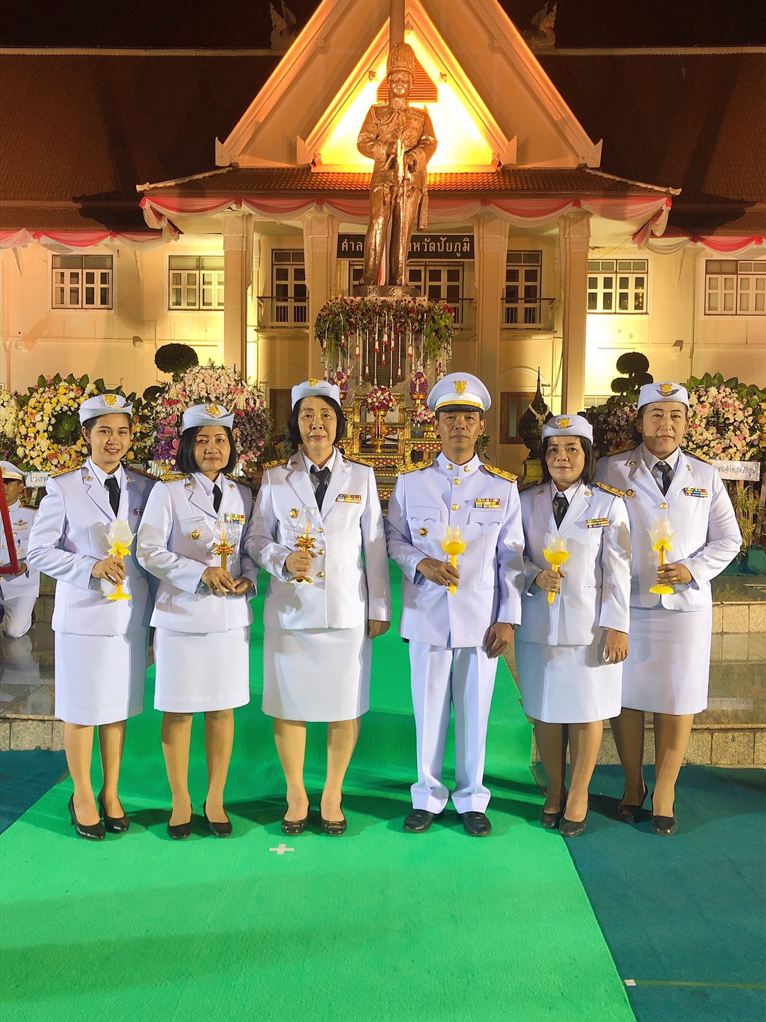 @ชัยภูมิเมืองแห่งความสุข # สำนักงานพัฒนาชุมชนจังหวัดชัยภูมิ ร่วมพิธีบำเพ็ญกุศลและพิธีน้อมรำลึกเนื่องในวันคล้ายวันสวรรคตพระบาทสมเด็จพระจุลจอมเกล้าเจ้าอยู่หัว