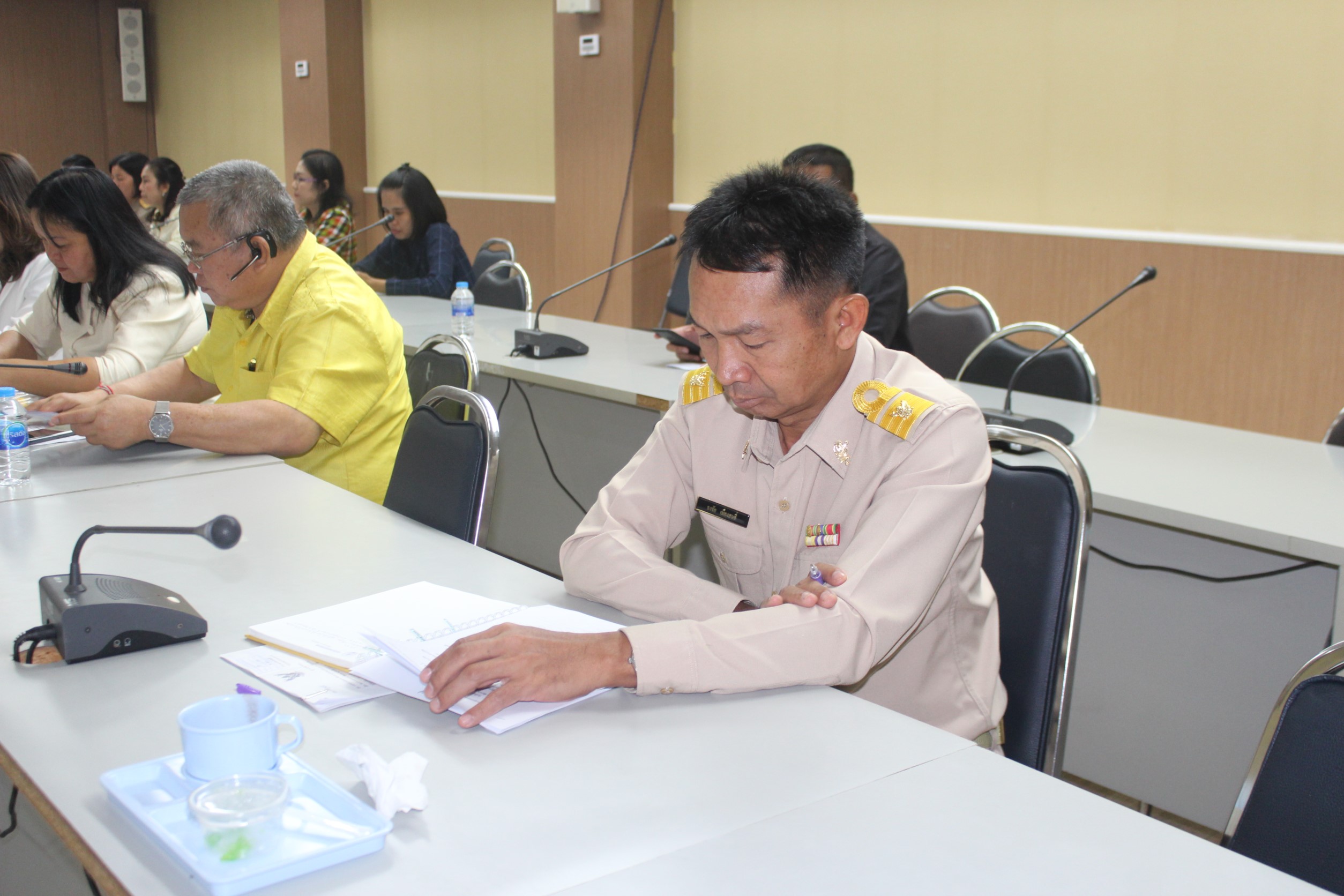 พช.ชัยภูมิประชุมคณะทำงานโครงการ”สืบสานอนุรักษ์ศิลป์ผ้าถิ่นไทย ดำรงไว้ในแผ่นดิน”