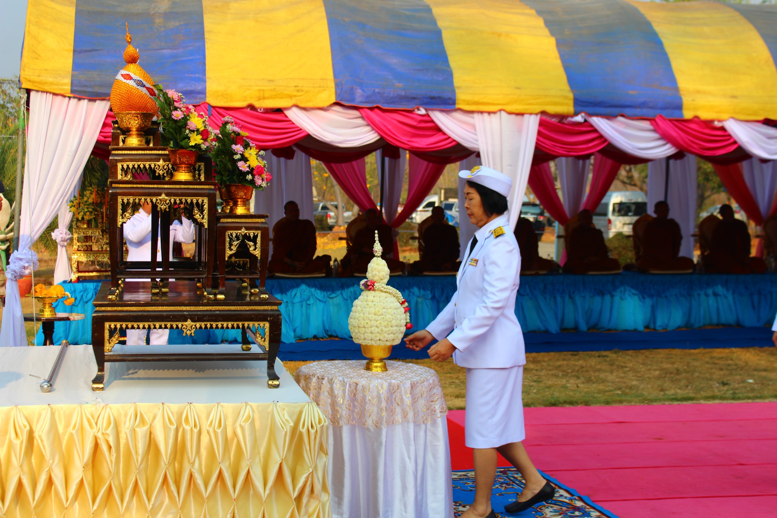 พช.ชัยภูมิ ร่วมถวายพานพุ่มสักการะ เนื่องในโอกาสวันพ่อขุนรามคำแหงมหาราช