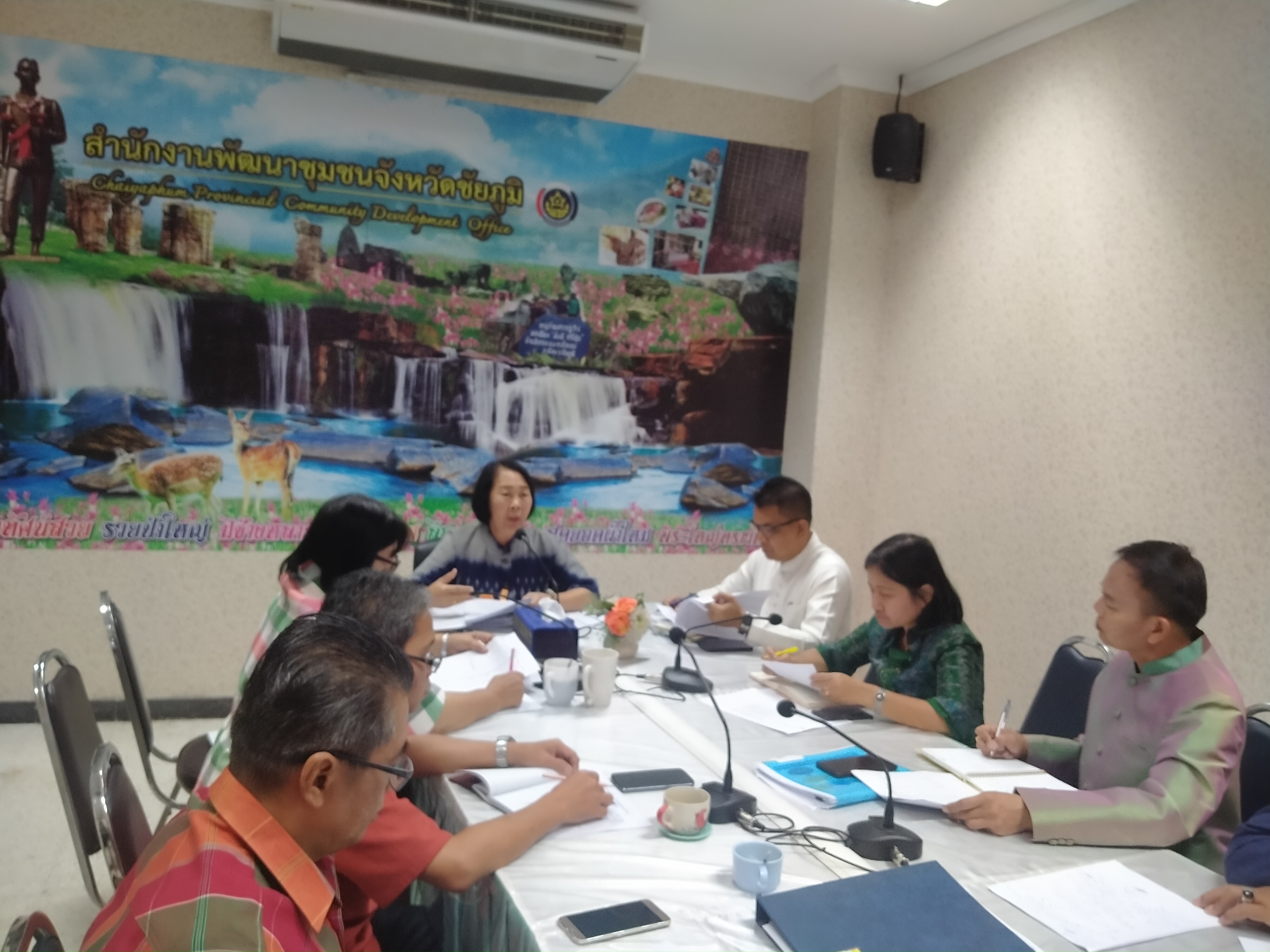 พช.ชัยภูมิ ประชุมหัวหน้ากลุ่มงานฯหัวหน้าฝ่าย และเจ้าหน้าที่พัฒนาชุมชน ครั้งที่1/2563