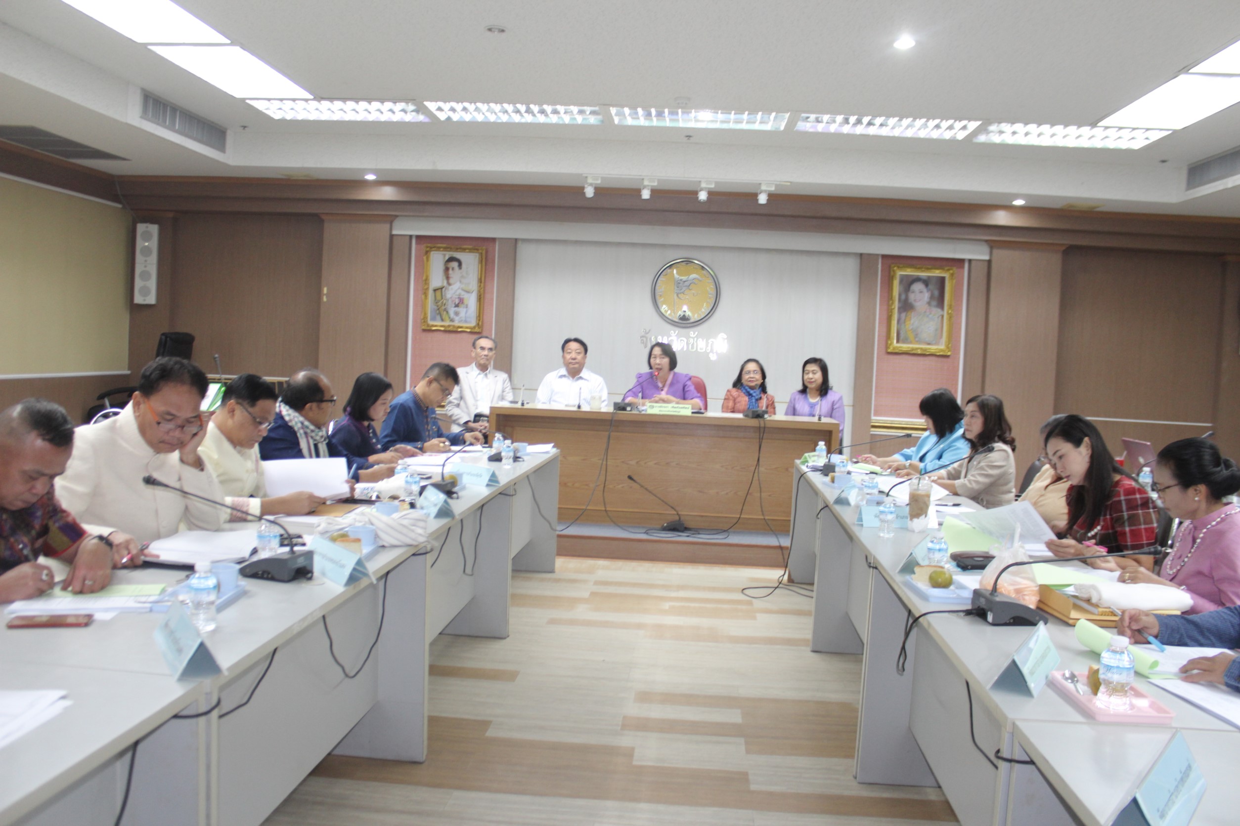 พช.ชัยภูมิประชุมพัฒนาการอำเภอและนักวิชาการพัฒนาชุมชนจังหวัดชัยภูมิ ประจำเดือนมกราคม 2563
