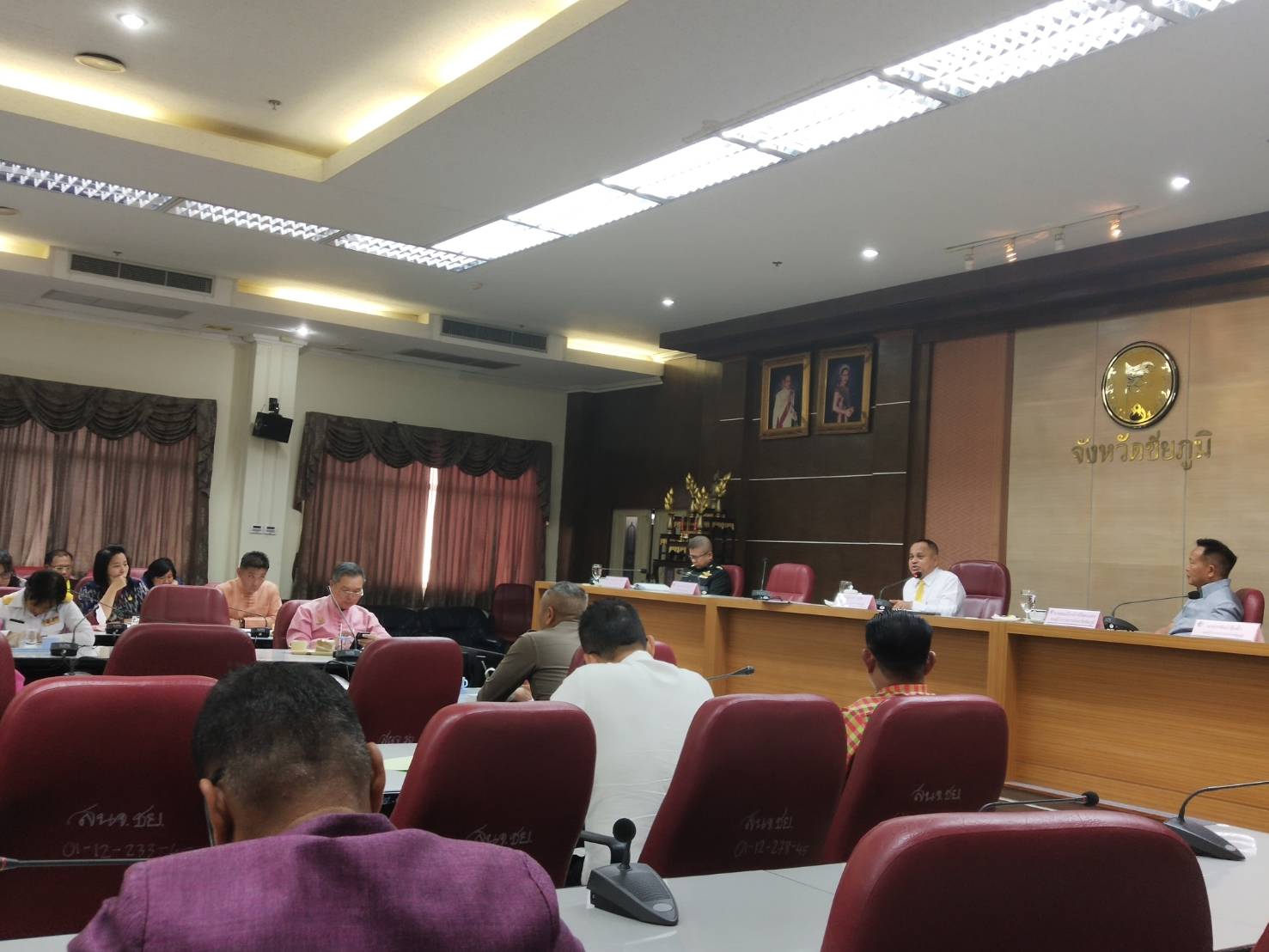 พช.ชัยภูมิ ร่วมประชุมคณะทำงานขับเคลื่อนการพัฒนาจังหวัดชัยภูมิ