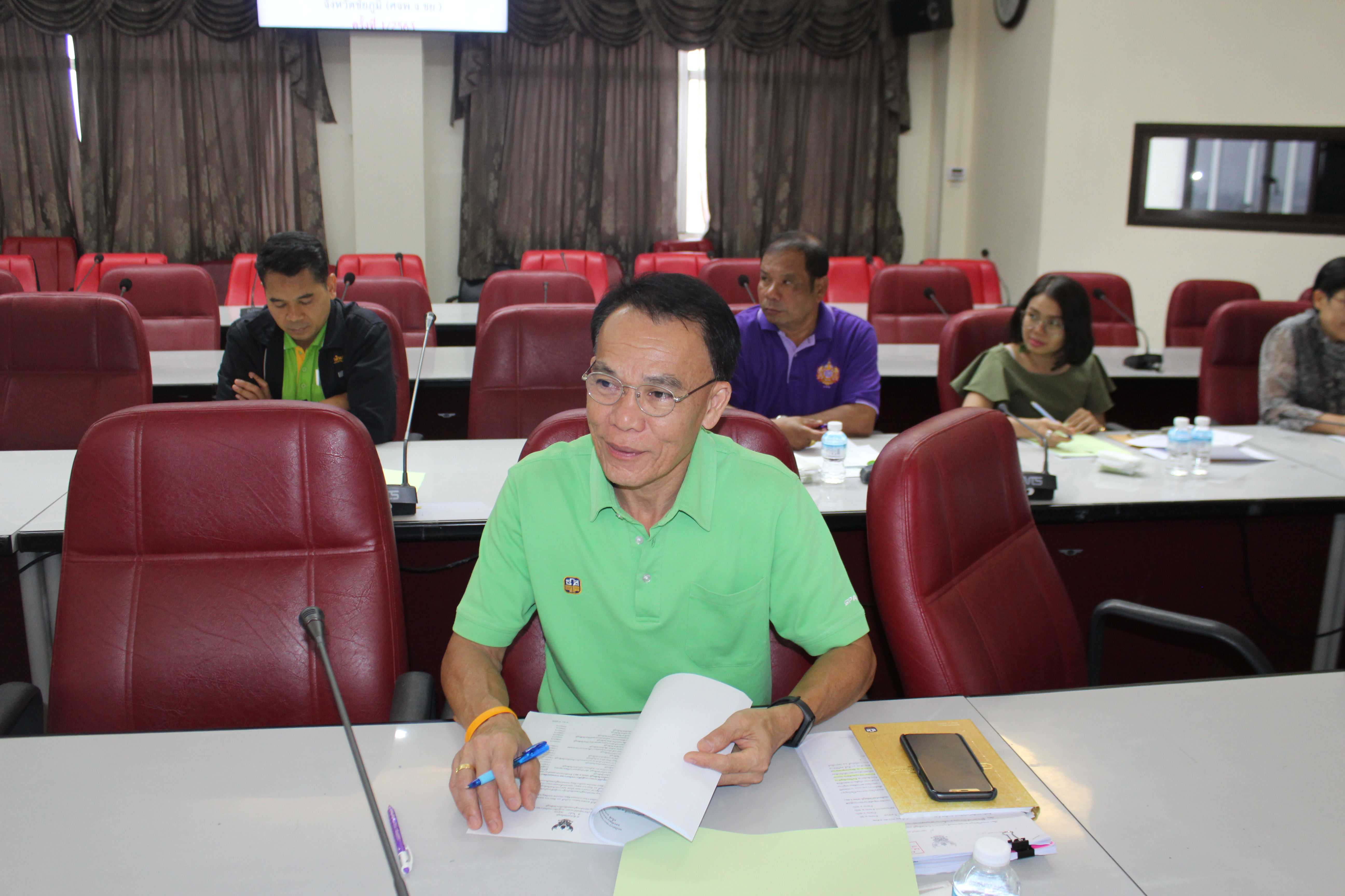 พจ.ชัยภูมิ เข้าร่วมการประชุมคณะกรรมการบริหารศูนย์อำนวยการปฏิบัติการขจัดความยากจนและพัฒนาชนบทฯ (ศจพ.จ.ชย.) ครั้งที่ 1/2563
