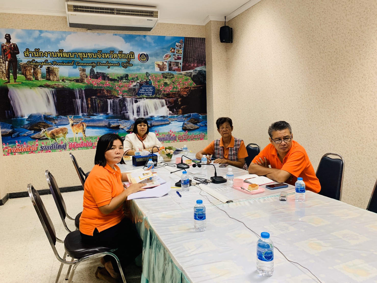พช.ชัยภูมิ ร่วมรับชม VDO Conference โครงการยกระดับผ้าทออีสานสู่สากล กิจกรรมหลักที่ 2ฯ