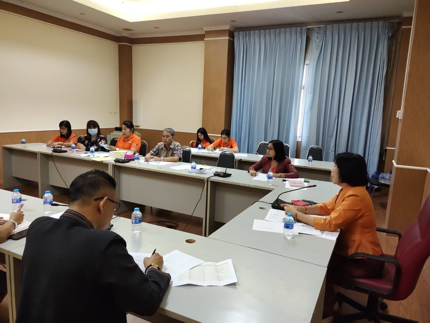พช.ชัยภูมิ ประชุมคณะกรรมการและคณะทำงาน “โครงการอนุรักษ์ศิลป์ผ้าถิ่นไทยชัยภูมิ”  Copy