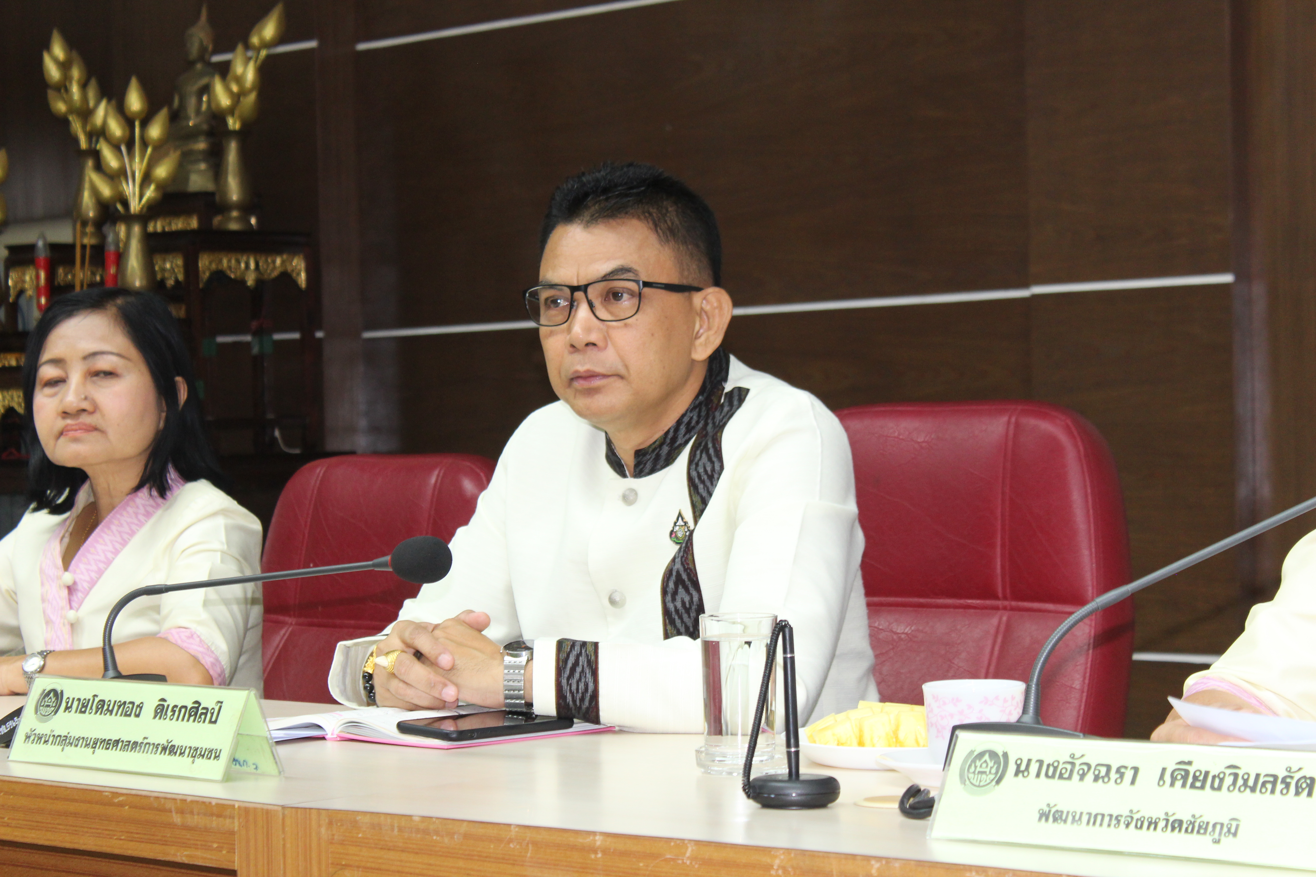 จังหวัดชัยภูมิ ขับเคลื่อนการประเมินส่วนราชการตามมาตรการปรับปรุงประสิทธิภาพในการปฏิบัติราชการ ตัวชี้วัดการประเมินผลการปฏิบัติราชการ กรมการพัฒนาชุมชน ประจำปีงบประมาณ พ.ศ. 2563