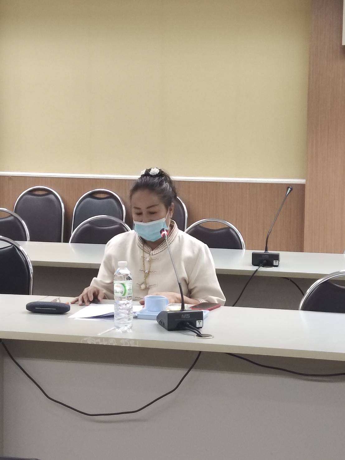การประชุมปรึกษา หารือ และสนับสนุนข้อมูลการดำเนินงานเกี่ยวกับผลิตภัณฑ์ผ้าไทยชัยภูมิ เพื่อสมัครขอรับรางวัลเลิศรัฐ ประจำปี 2564