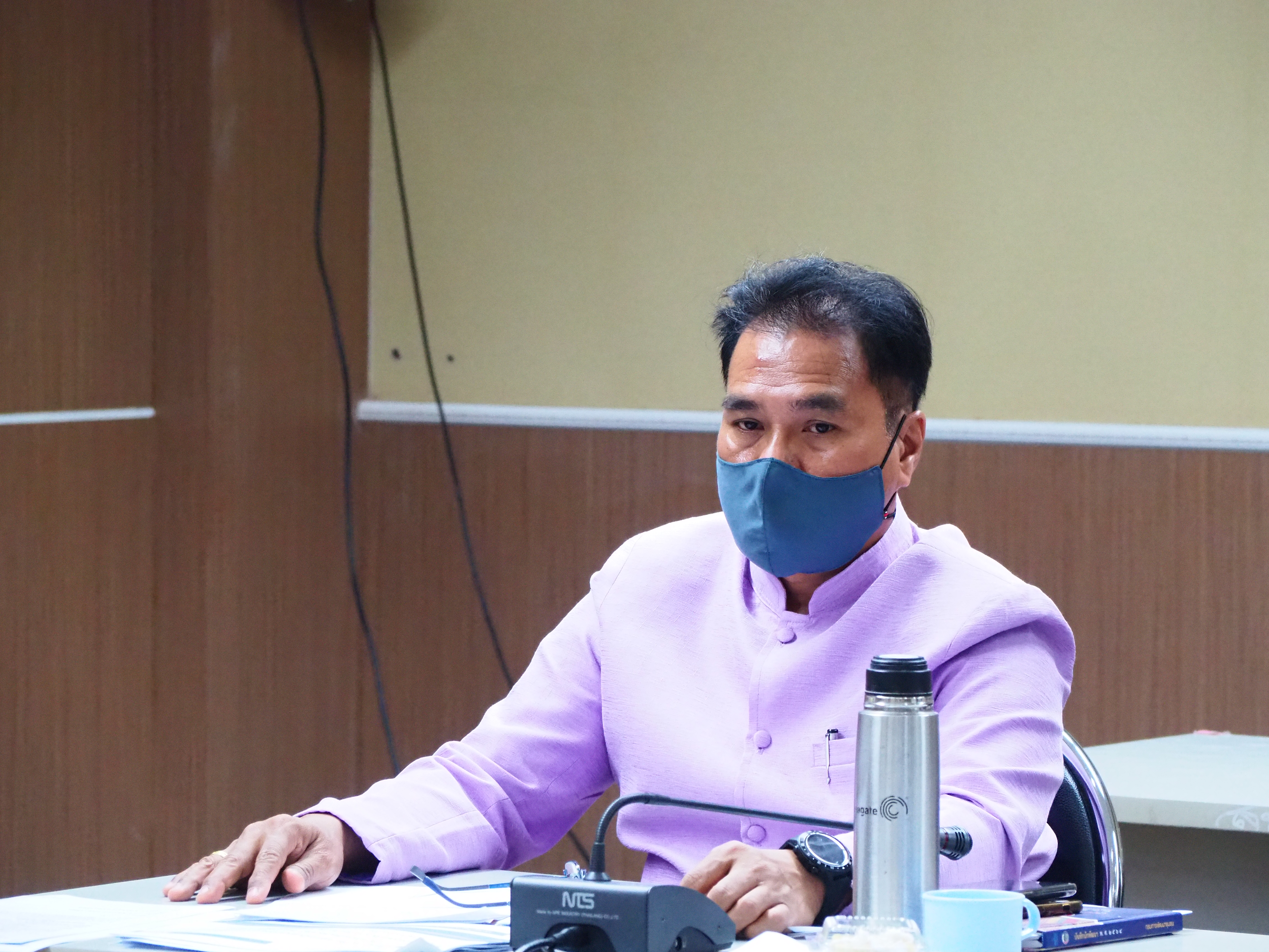 การประชุมปรึกษา หารือ และสนับสนุนข้อมูลการดำเนินงานเกี่ยวกับผลิตภัณฑ์ผ้าไทยชัยภูมิ เพื่อสมัครขอรับรางวัลเลิศรัฐ ประจำปี 2564