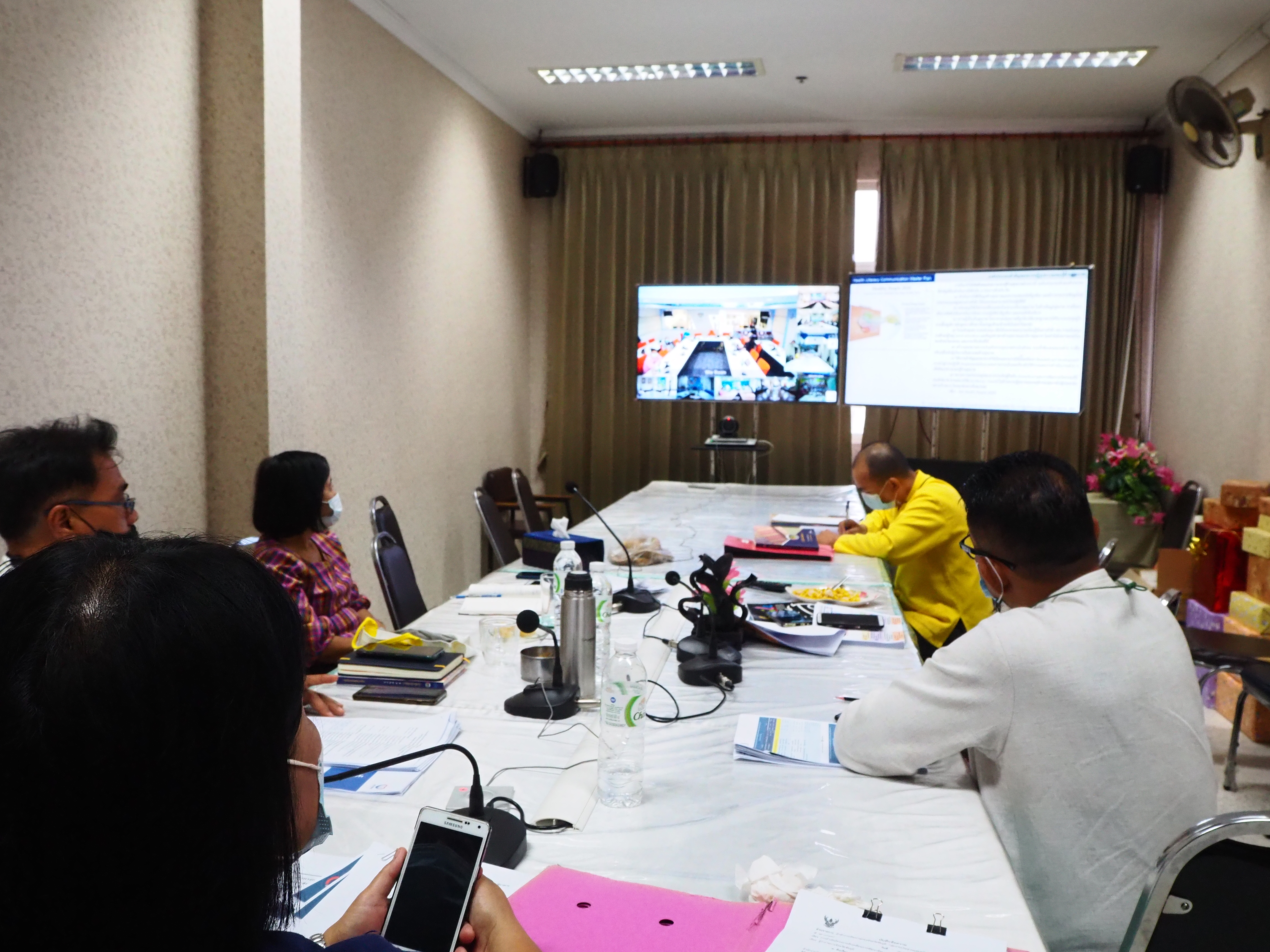 พช_ชัยภูมิ ร่วมประชุมชี้แจงการดำเนินงานตามมาตรการปรับปรุงประสิทธิภาพในการปฏิบัติราชการ ประจำปีงบประมาณ 2564 ผ่านระบบวีดิทัศน์ทางไกล (Video Conference)