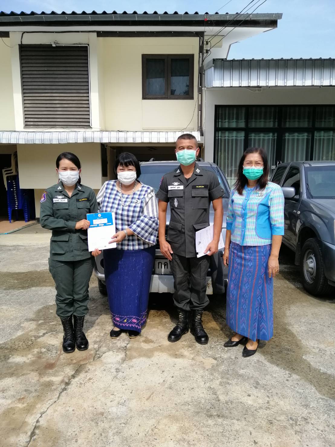 #พช_ชัยภูมิ ส่งมอบรถยนต์ให้โรงเรียนในสังกัดกองบัญชาการตำรวจตระเวณชายแดน จำนวน 4 คัน