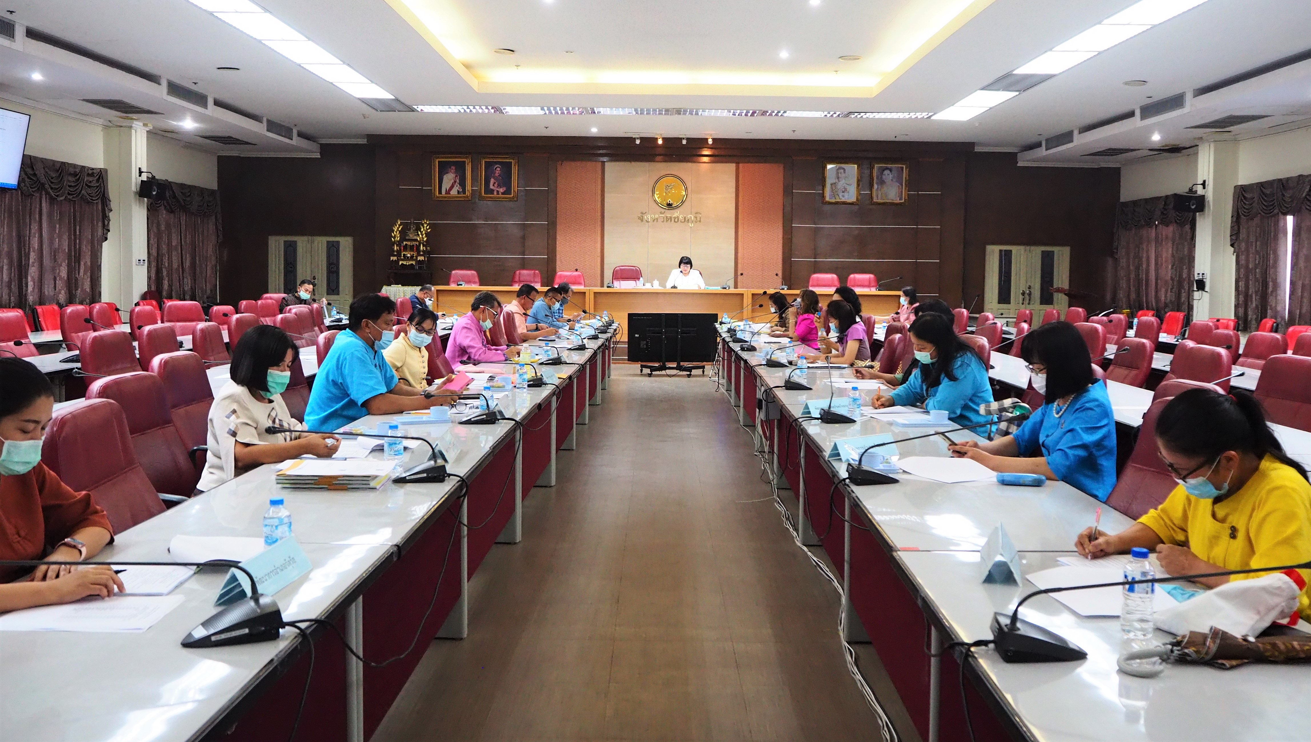 #พช.ชัยภูมิ ประชุมพัฒนาการอำเภอและนักวิชาการพัฒนาชุมชนจังหวัดชัยภูมิ ประจำเดือน เมษายน 2564