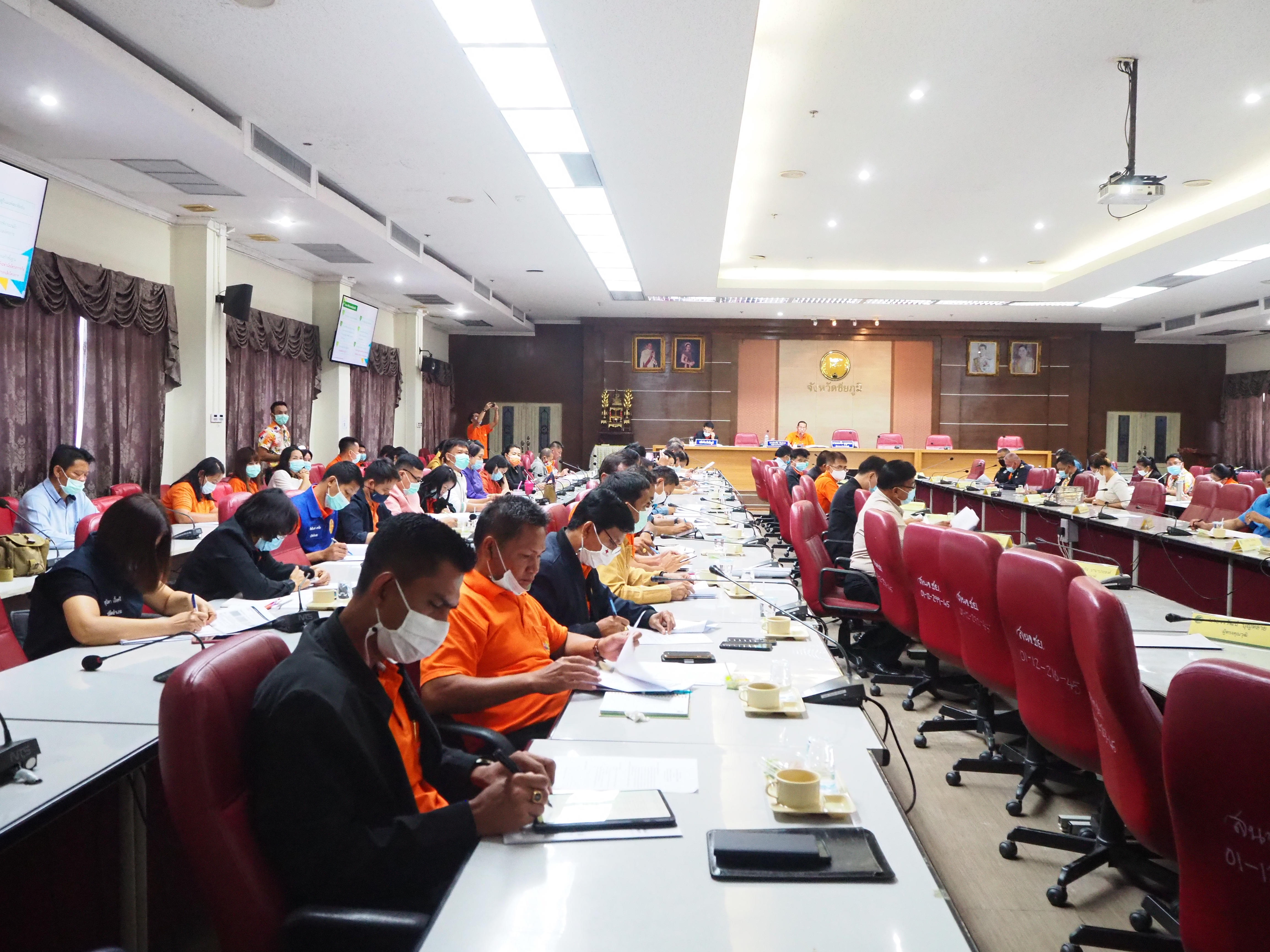 #พช_ชัยภูมิ ร่วมการประชุมคณะกรรมการขับเคลื่อนไทยไปด้วยกัน จังหวัดชัยภูมิ ครั้งที่ 2/2564
