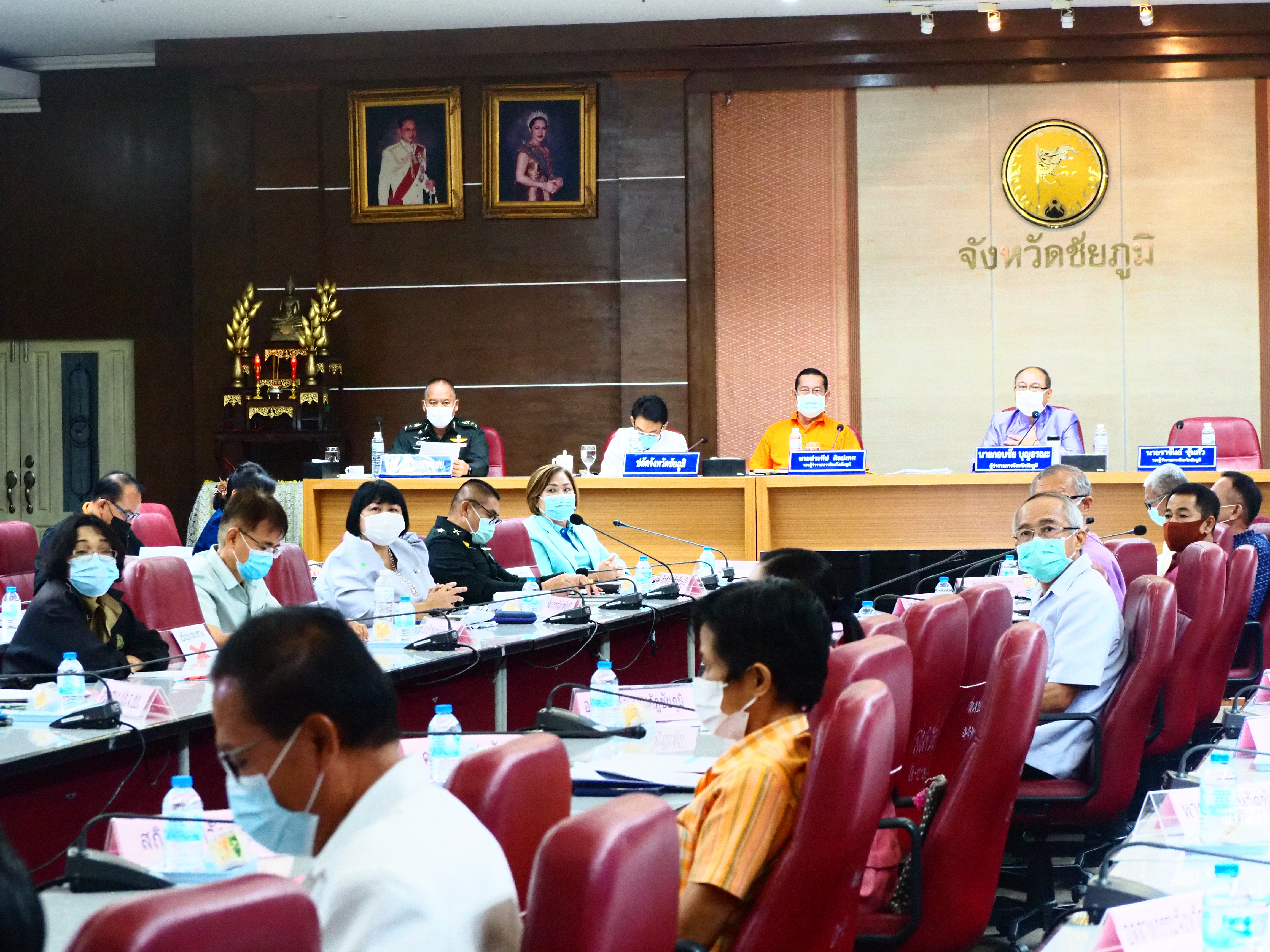 #พช_ชัยภูมิ ร่วมการประชุมกรมการจังหวัด หัวหน้าส่วนราชการ หน่วยงานรัฐวิสาหกิจ หน่วยงานเอกชน จังหวัดชัยภูมิ ครั้งที่ 4/2564