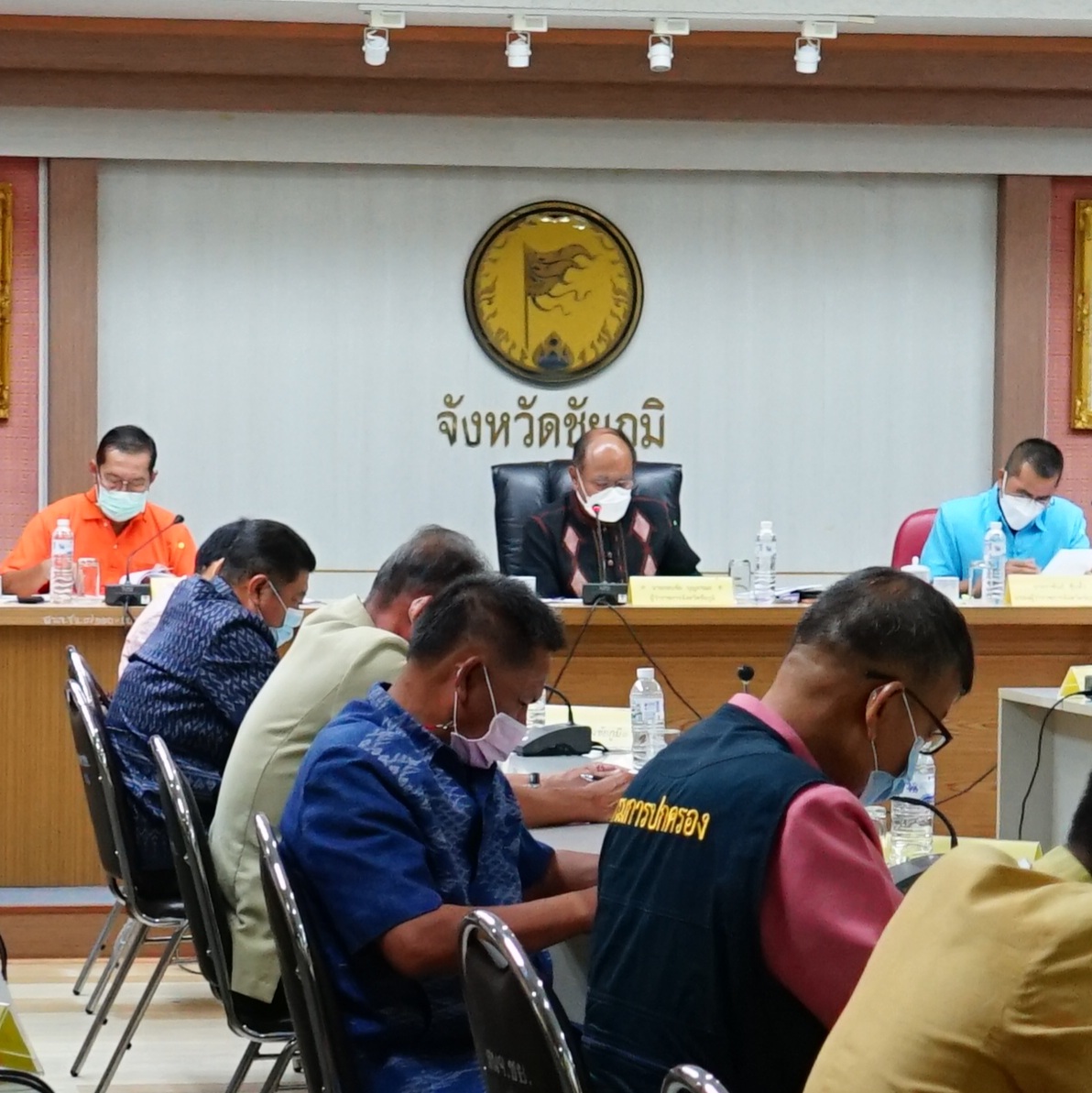 #พช_ชัยภูมิ ร่วมการประชุมหัวหน้าส่วนราชการกระทรวงมหาดไทยและนายอำเภอ ครั้งที่ 5/2564