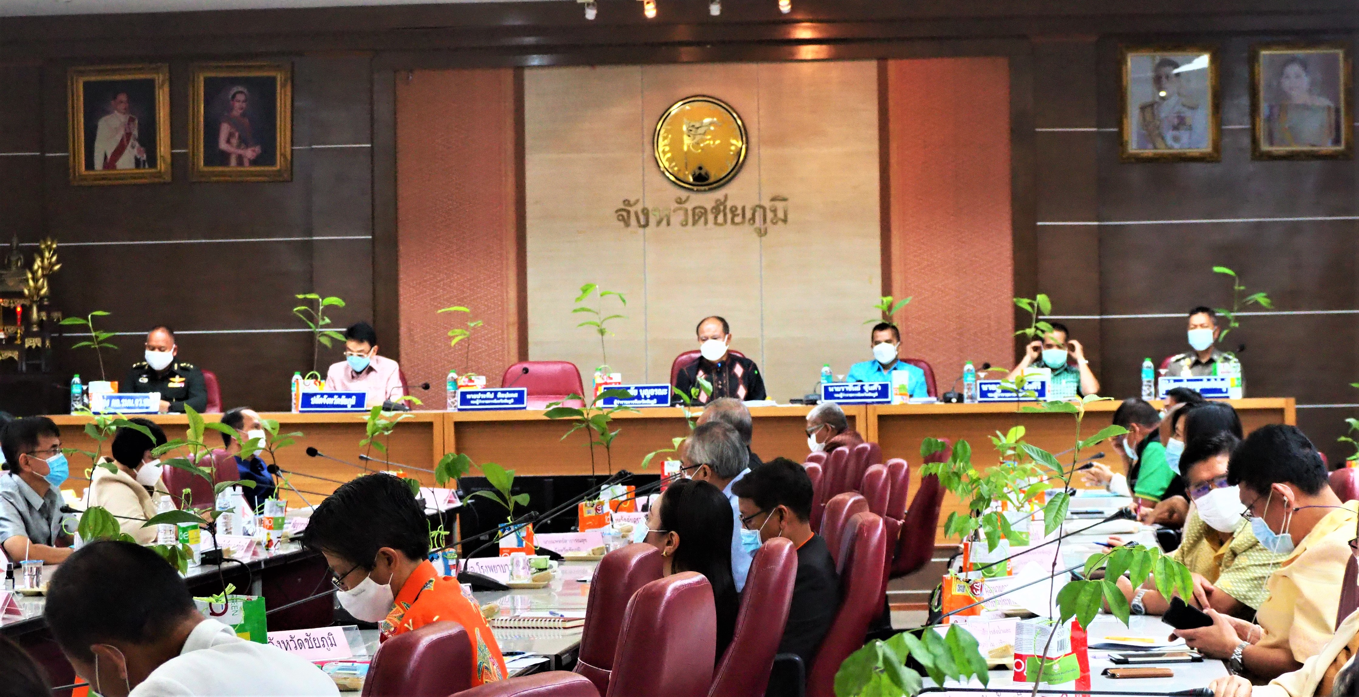 #พช_ชัยภูมิ ร่วมการประชุมกรมการจังหวัด หัวหน้าส่วนราชการ หน่วยงานรัฐวิสาหกิจ หน่วยงานเอกชน จังหวัดชัยภูมิ ครั้งที่ 5/2564