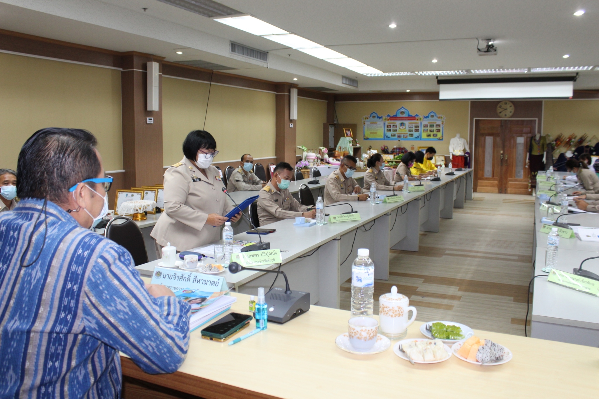 #ผู้ตรวจราชการกรมการพัฒนาชุมชน ลงพื้นที่จังหวัดชัยภูมิ ประเมินคัดเลือกข้าราชการและลูกจ้างประจำดีเด่น กรมการพัฒนาชุมชน ประจำปี 2564