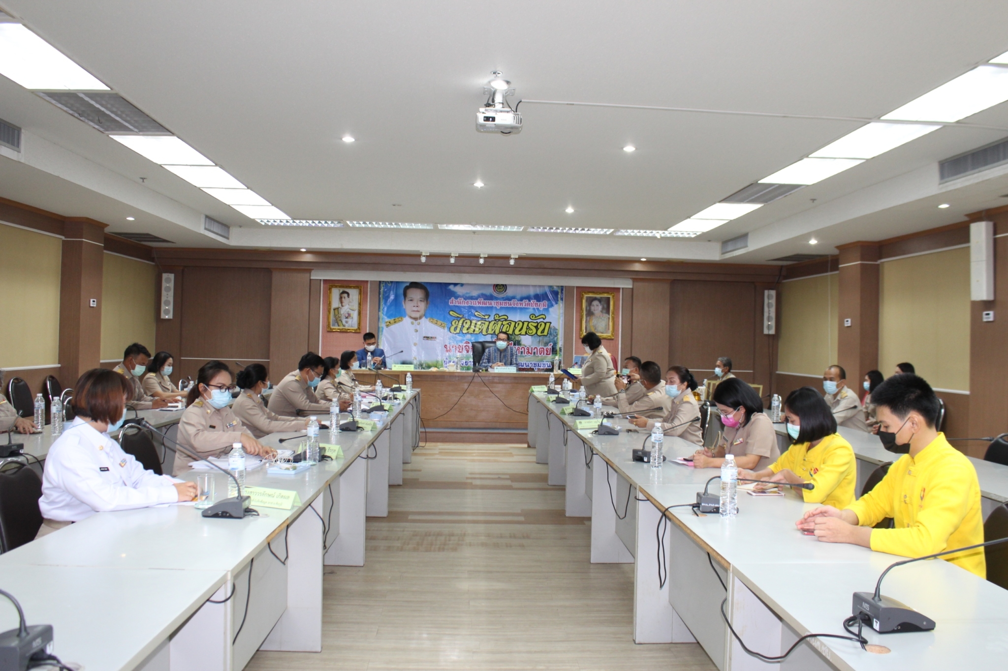 #ผู้ตรวจราชการกรมการพัฒนาชุมชน ลงพื้นที่จังหวัดชัยภูมิ ประเมินคัดเลือกข้าราชการและลูกจ้างประจำดีเด่น กรมการพัฒนาชุมชน ประจำปี 2564