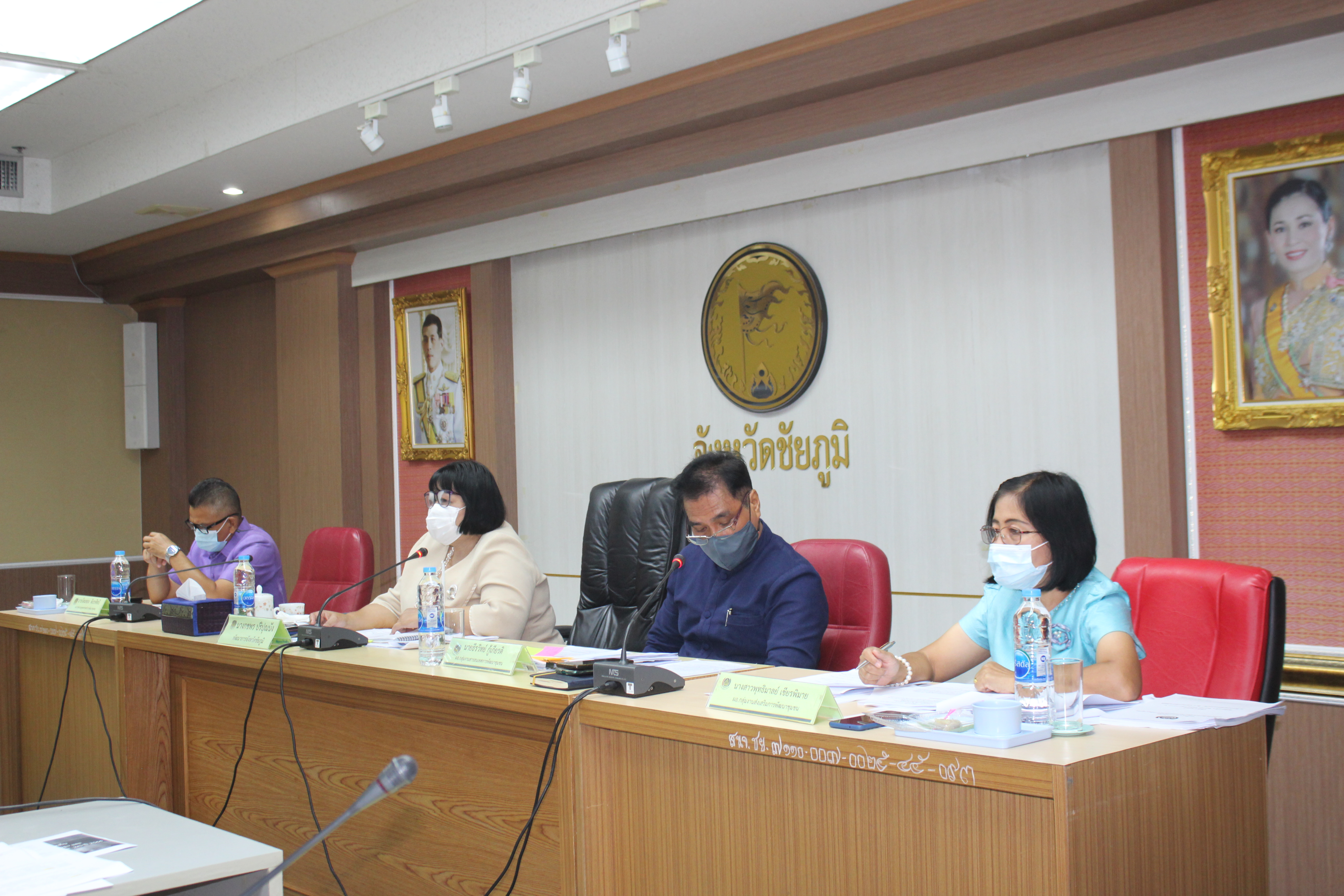 #พช_ชย ประชุมเจ้าหน้าที่บริหารงานพัฒนาชุมชนและนักวิชาการพัฒนาชุมชน ประจำเดือน กรกฎาคม 2564