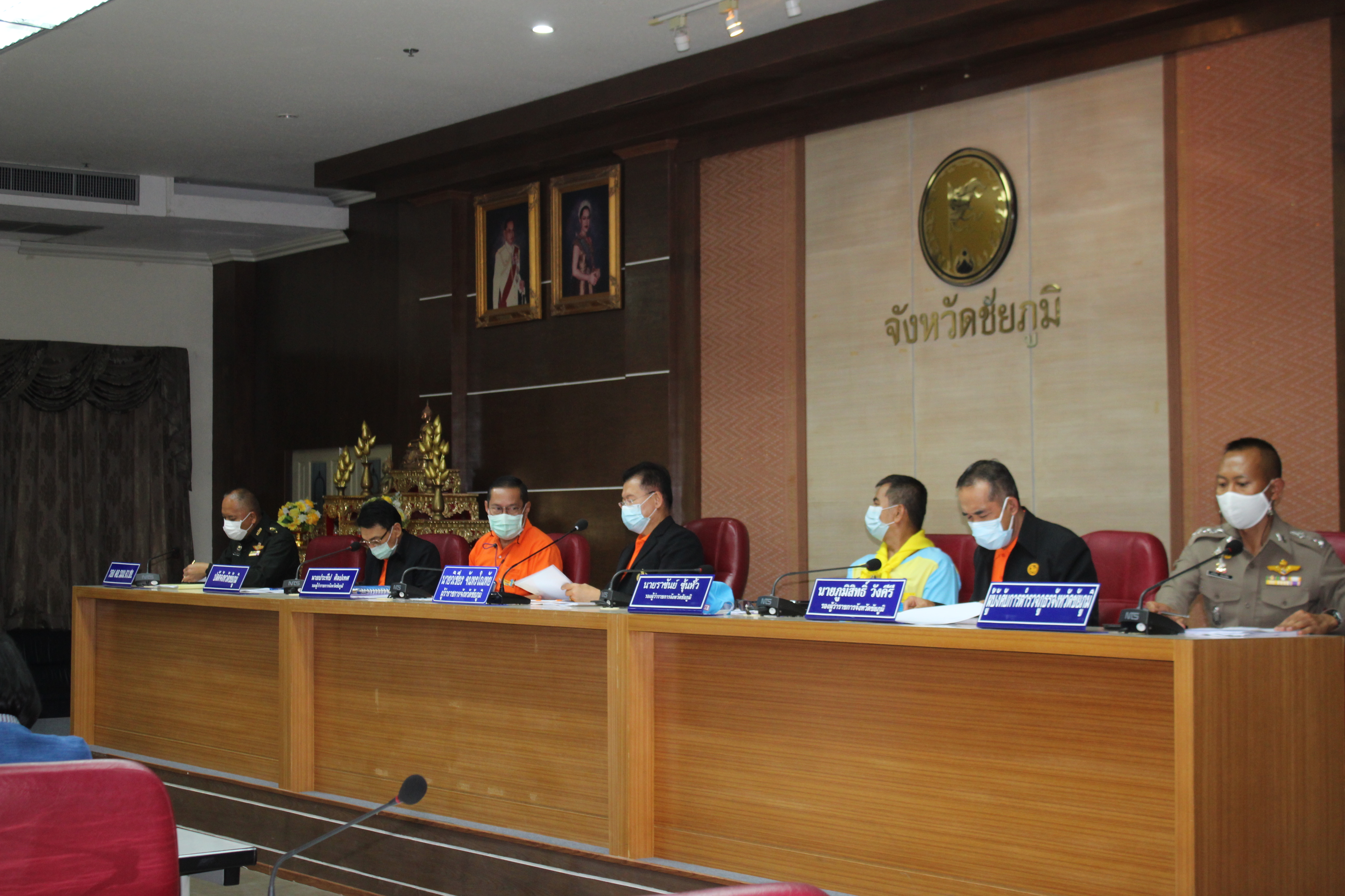 #พช_ชัยภูมิ ร่วมการประชุมคณะกรรมการดำเนินการก่อสร้างศาลเจ้าพ่อพญาแล