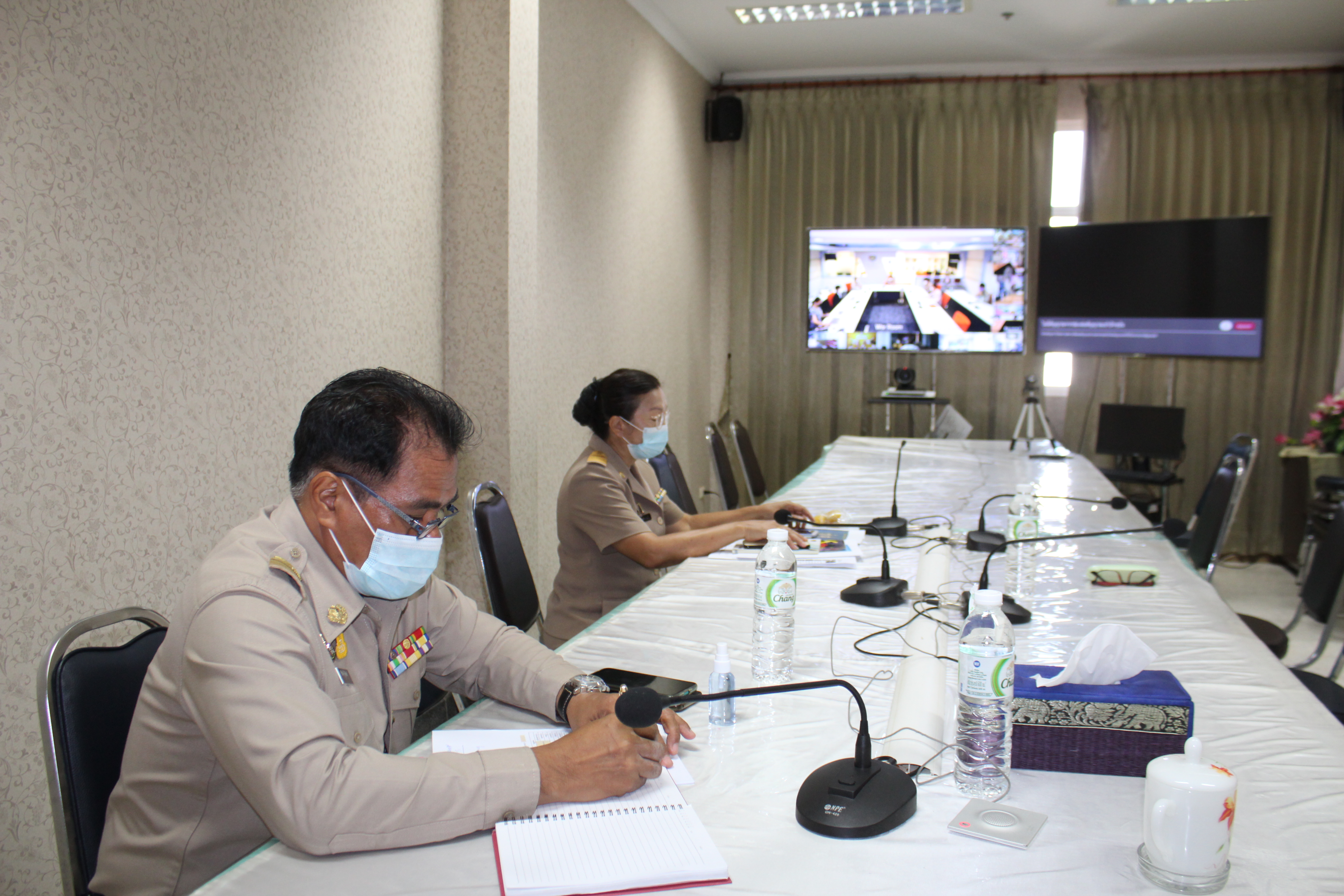 #พช_ชัยภูมิ ร่วมการประชุมประชุมซักซ้อมความเข้าใจโปรแกรมจัดเก็บ บันทึกและประมวลผลข้อมูล จปฐ./ กชช. 2ค ปี 2564 ผ่านระบบการประชุมทางไกล Video Conference