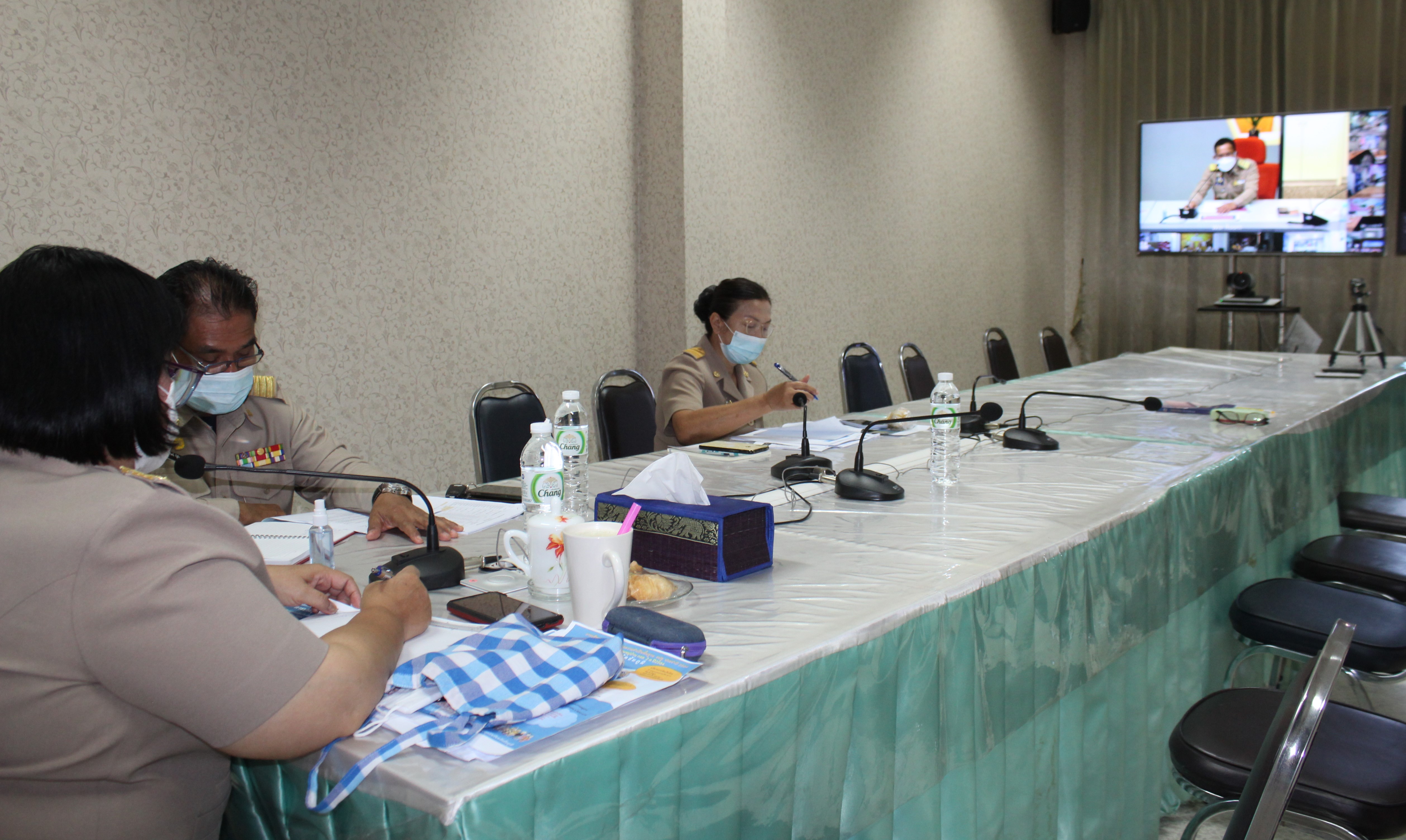 #พช_ชัยภูมิ ร่วมการประชุมประชุมซักซ้อมความเข้าใจโปรแกรมจัดเก็บ บันทึกและประมวลผลข้อมูล จปฐ./ กชช. 2ค ปี 2564 ผ่านระบบการประชุมทางไกล Video Conference