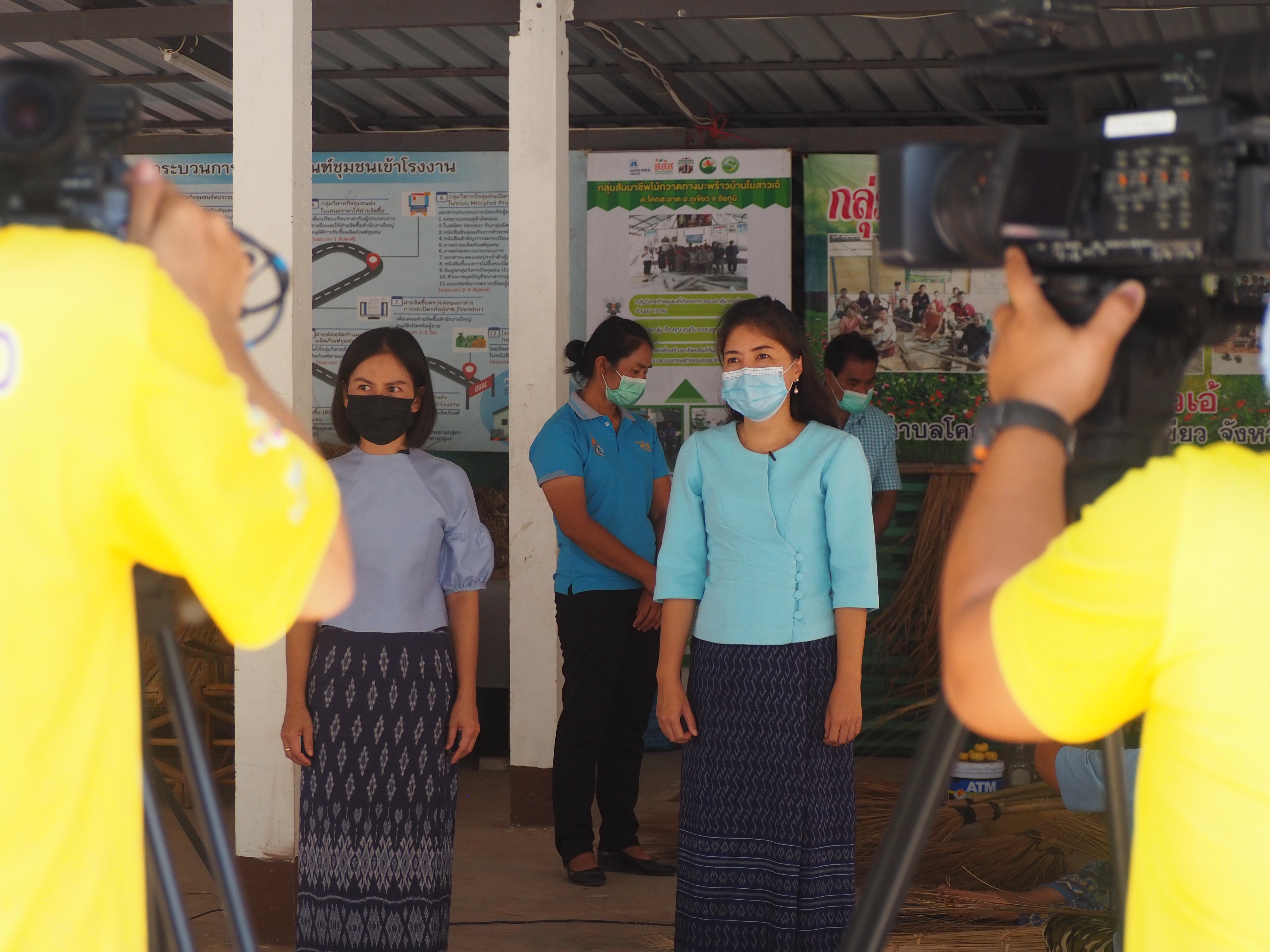 #พช_ชัยภูมิ ร่วมถ่ายทำวีดีทัศน์สารคดีเฉลิมพระเกียรติ สมเด็จพระนางเจ้าสิริกิติ์ พระบรมราชินีนาถ พระบรมราชชนนีพันปีหลวง โดยสถานีวิทยุโทรทัศน์แห่งประเทศไทย ขอนแก่น (NBT)