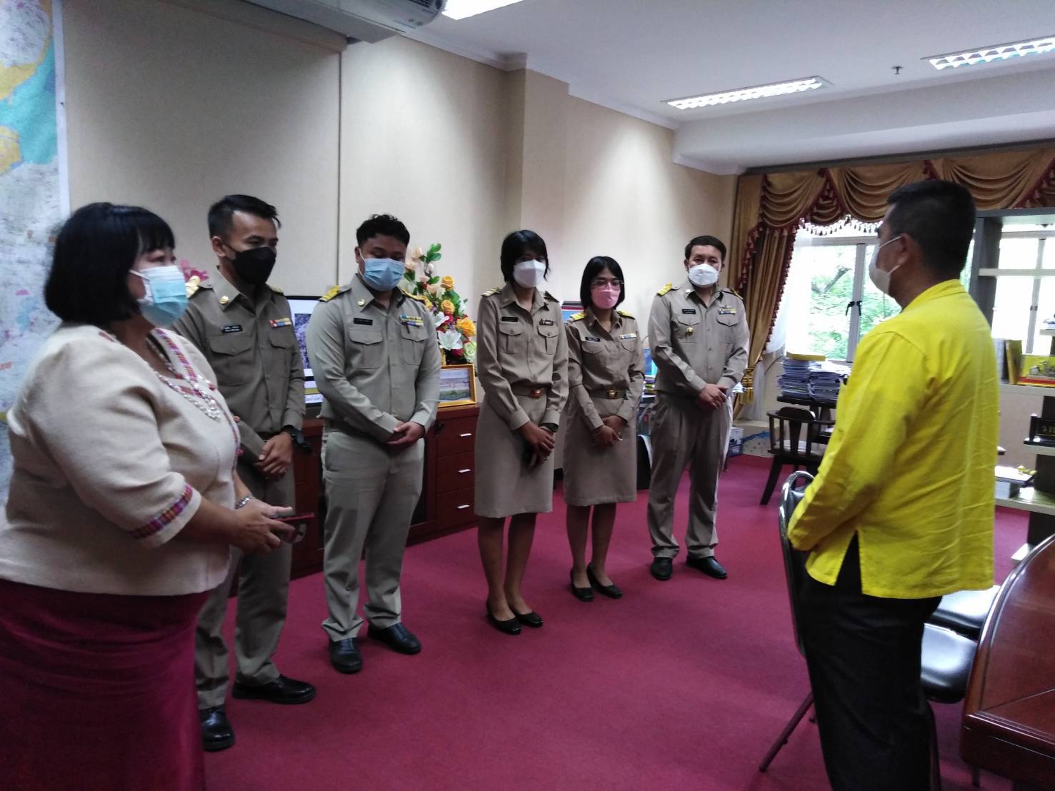 @ชัยภูมิ : พัฒนาชุมชนจังหวัดชัยภูมิ รับรายงานตัวข้าราชการพลเรือนสามัญ ตำแหน่งนักวิชาการพัฒนาชุมชนปฏิบัติการ ทดลองปฏิบัติหน้าที่ราชการ ในตำแหน่งที่ได้รับบรรจุ แต่งตั้ง และข้าราชการที่ย้ายมาดำรงตำแหน่ง