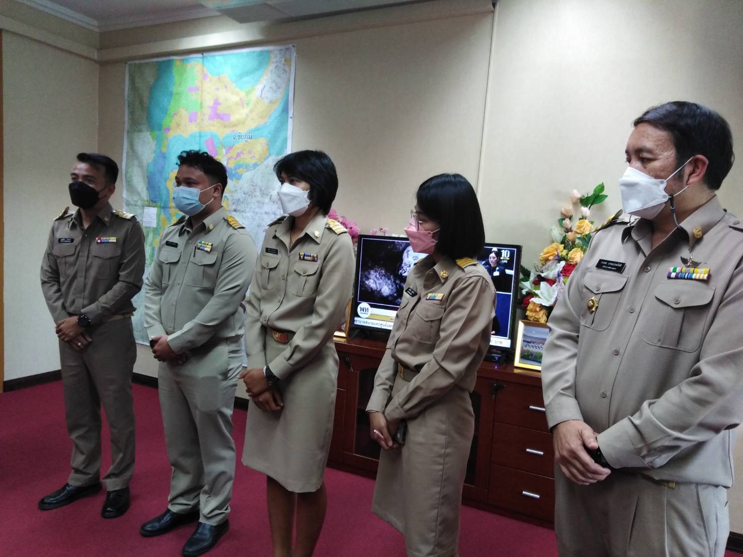 @ชัยภูมิ : พัฒนาชุมชนจังหวัดชัยภูมิ รับรายงานตัวข้าราชการพลเรือนสามัญ ตำแหน่งนักวิชาการพัฒนาชุมชนปฏิบัติการ ทดลองปฏิบัติหน้าที่ราชการ ในตำแหน่งที่ได้รับบรรจุ แต่งตั้ง และข้าราชการที่ย้ายมาดำรงตำแหน่ง