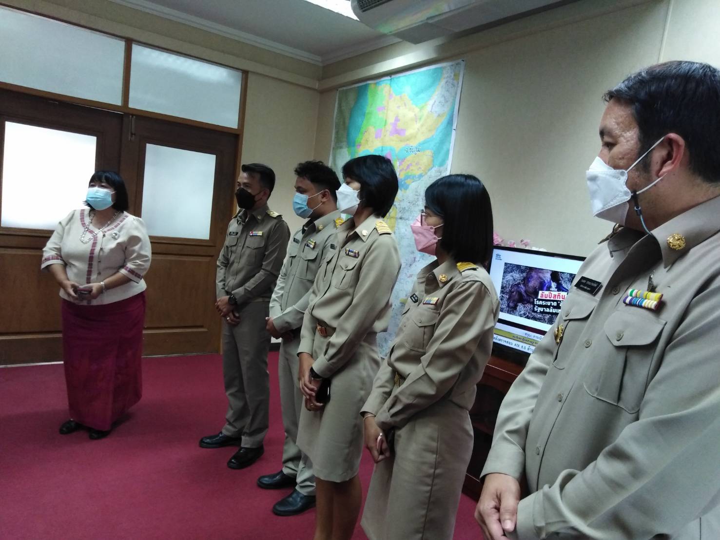 @ชัยภูมิ : พัฒนาชุมชนจังหวัดชัยภูมิ รับรายงานตัวข้าราชการพลเรือนสามัญ ตำแหน่งนักวิชาการพัฒนาชุมชนปฏิบัติการ ทดลองปฏิบัติหน้าที่ราชการ ในตำแหน่งที่ได้รับบรรจุ แต่งตั้ง และข้าราชการที่ย้ายมาดำรงตำแหน่ง