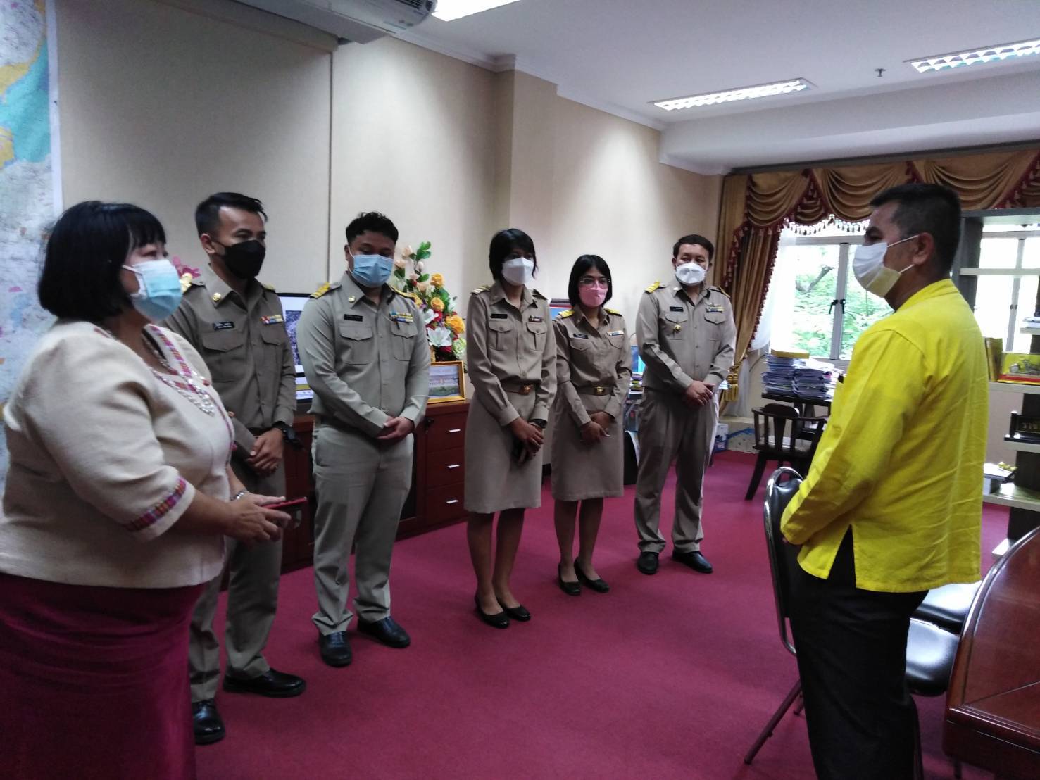 @ชัยภูมิ : พัฒนาชุมชนจังหวัดชัยภูมิ รับรายงานตัวข้าราชการพลเรือนสามัญ ตำแหน่งนักวิชาการพัฒนาชุมชนปฏิบัติการ ทดลองปฏิบัติหน้าที่ราชการ ในตำแหน่งที่ได้รับบรรจุ แต่งตั้ง และข้าราชการที่ย้ายมาดำรงตำแหน่ง
