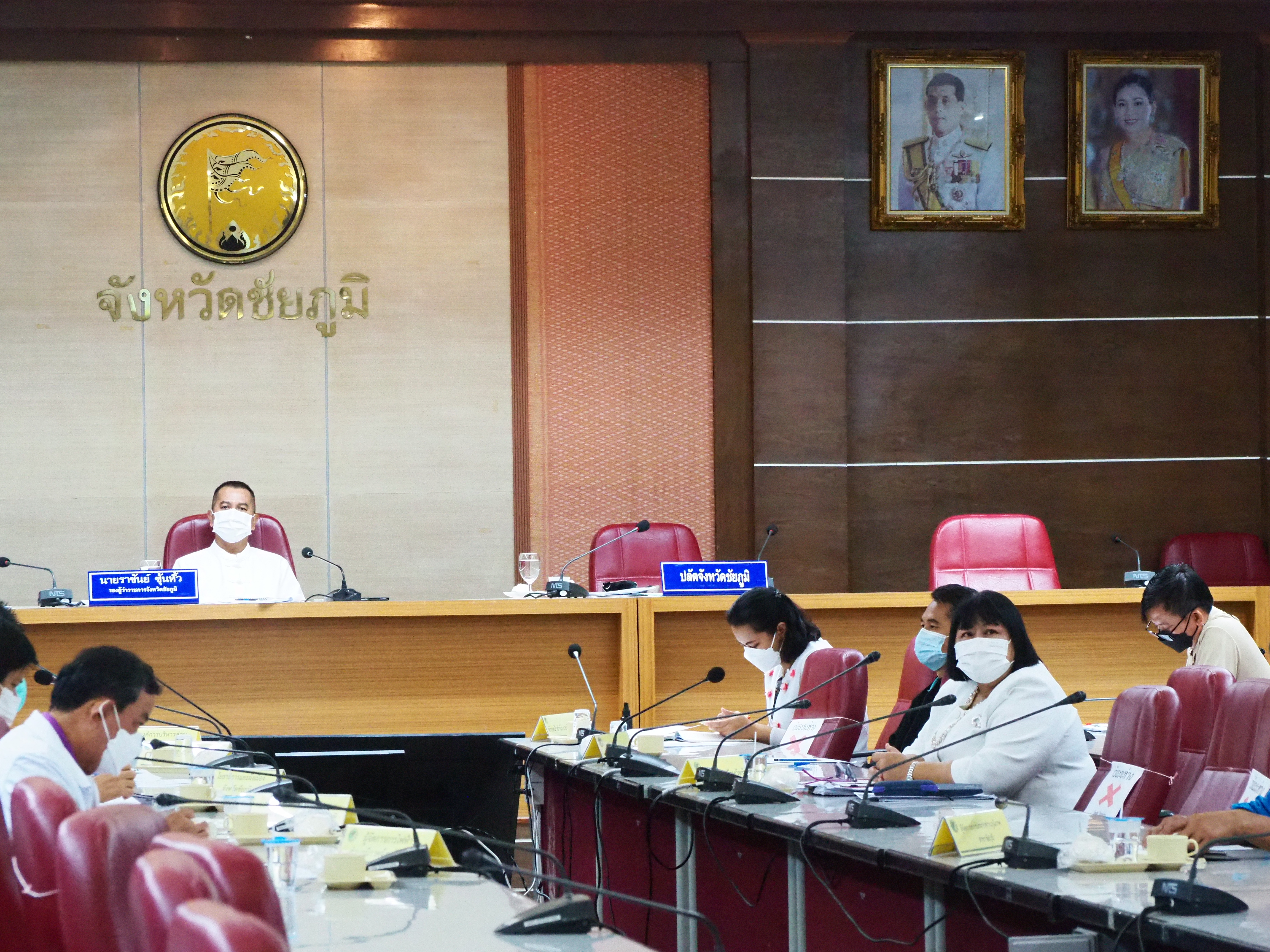 #พช_ชัยภูมิ ร่วมการประชุมเพื่อรับนโยบายและชี้แจงข้อราชการสำคัญ ผ่านระบบการวีดิทัศน์ทางไกล (VCS)