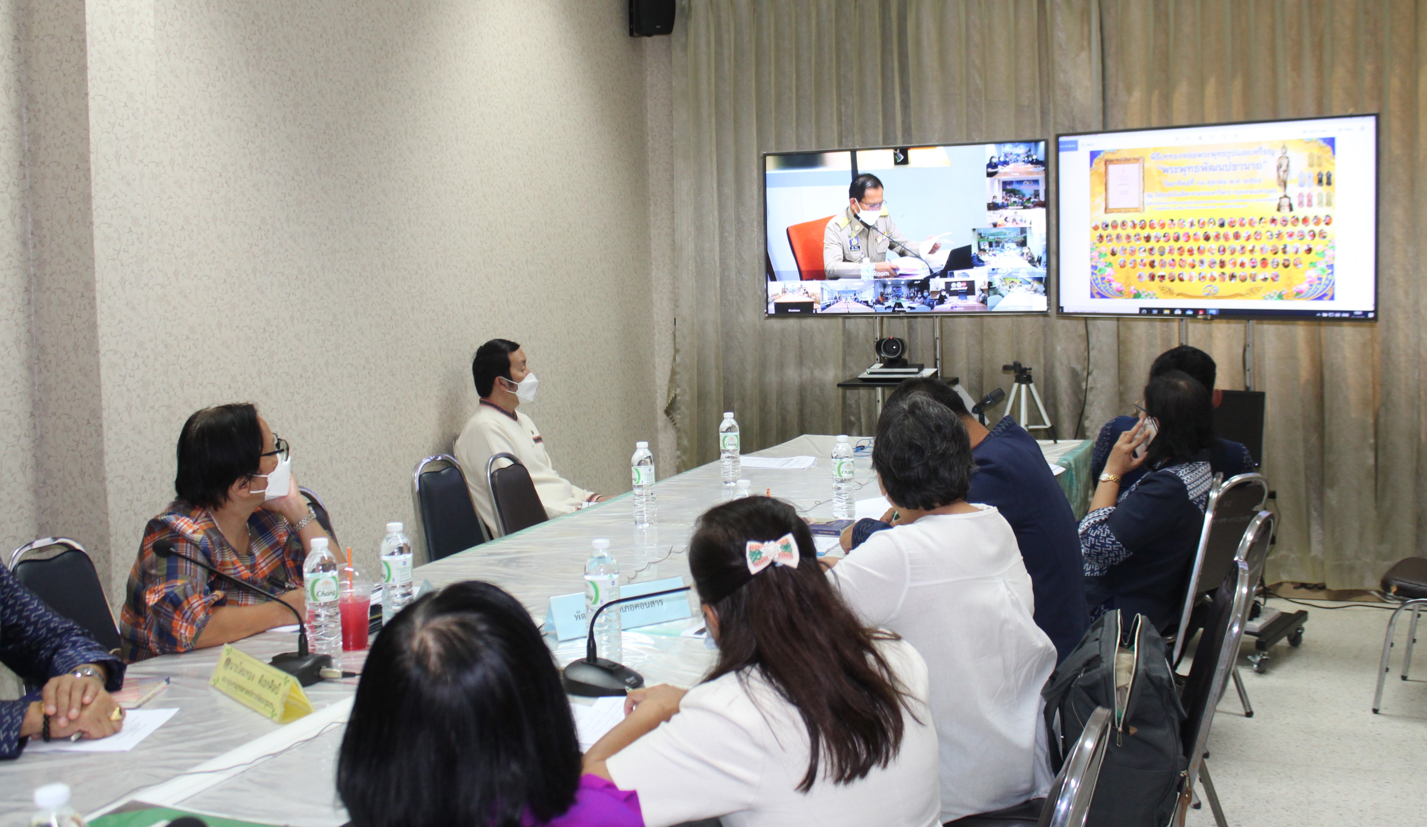 #พช_จังหวัดชัยภูมิ ร่วมการประชุมกรมการพัฒนาชุมชน ครั้งที่ 10/2564 ผ่านระบบวีดิทัศน์ทางไกล (Video Conference) ณ ห้องประชุมสำนักงานพัฒนาชุมชนจังหวัดชัยภูมิ