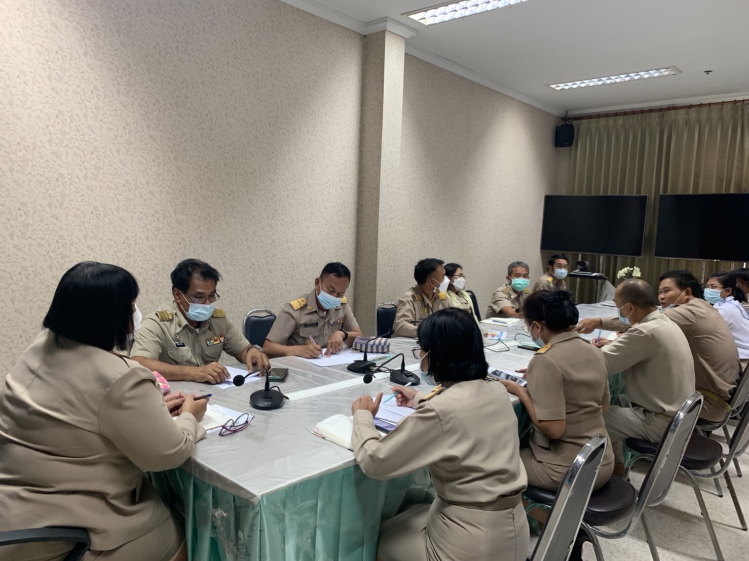 #พช_ชัยภูมิ ประชุมเตรียมความพร้อมการดำเนินกิจกรรมพัฒนาชุมชนจังหวัดชัยภูมิ เดือน ตุลาคม 2564