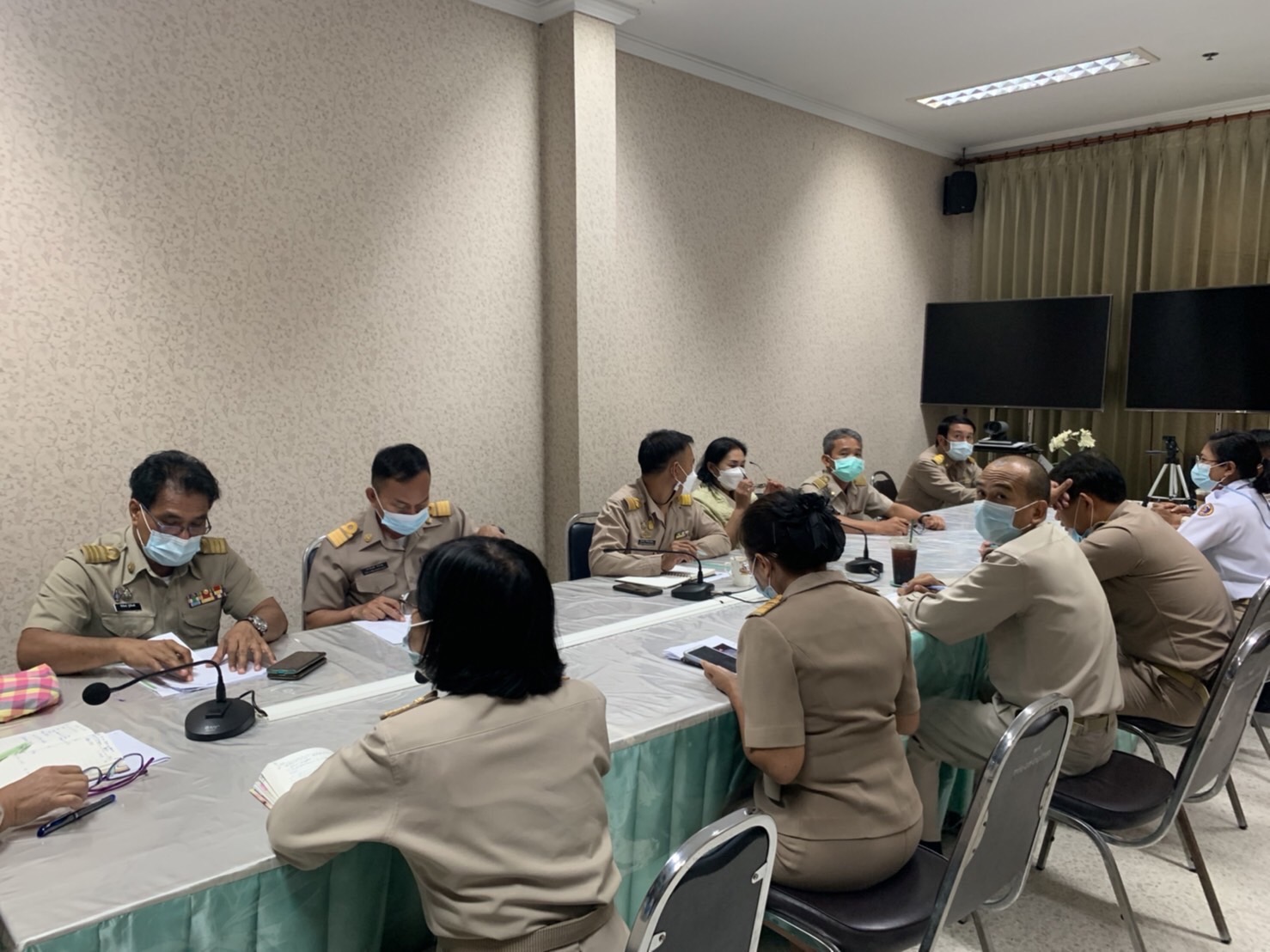 #พช_ชัยภูมิ ประชุมเตรียมความพร้อมการดำเนินกิจกรรมพัฒนาชุมชนจังหวัดชัยภูมิ เดือน ตุลาคม 2564