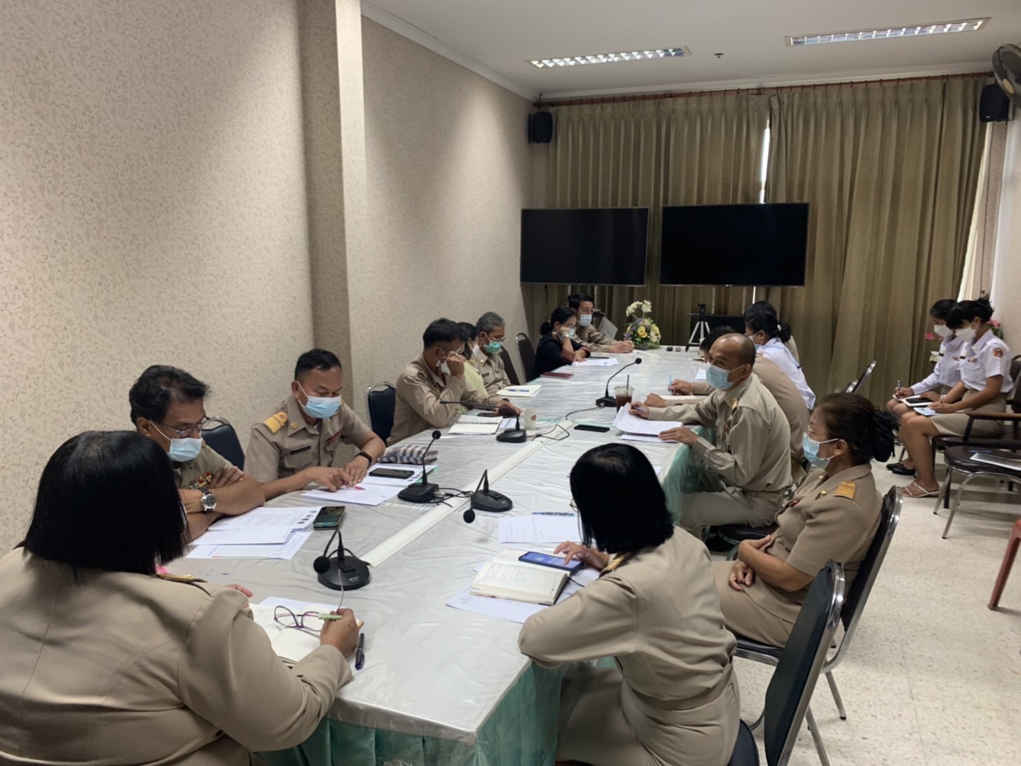 #พช_ชัยภูมิ ประชุมเตรียมความพร้อมการดำเนินกิจกรรมพัฒนาชุมชนจังหวัดชัยภูมิ เดือน ตุลาคม 2564