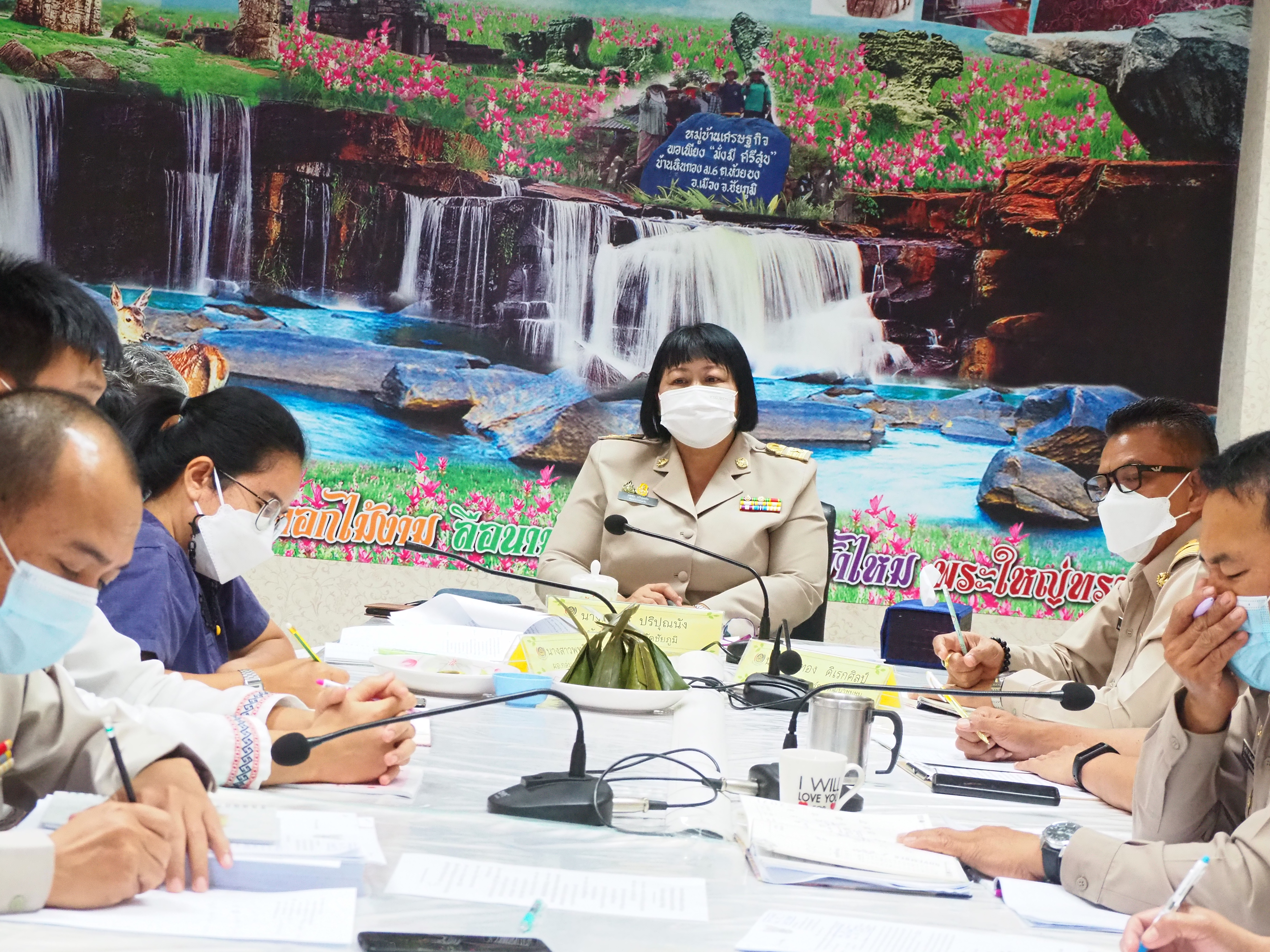 #พช_ชัยภูมิ ประชุมติดตามดำเนินกิจกรรมพัฒนาชุมชน จังหวัดชัยภูมิ ปีงบประมาณ 2565 ประจำสัปดาห์ ครั้งที่ 3