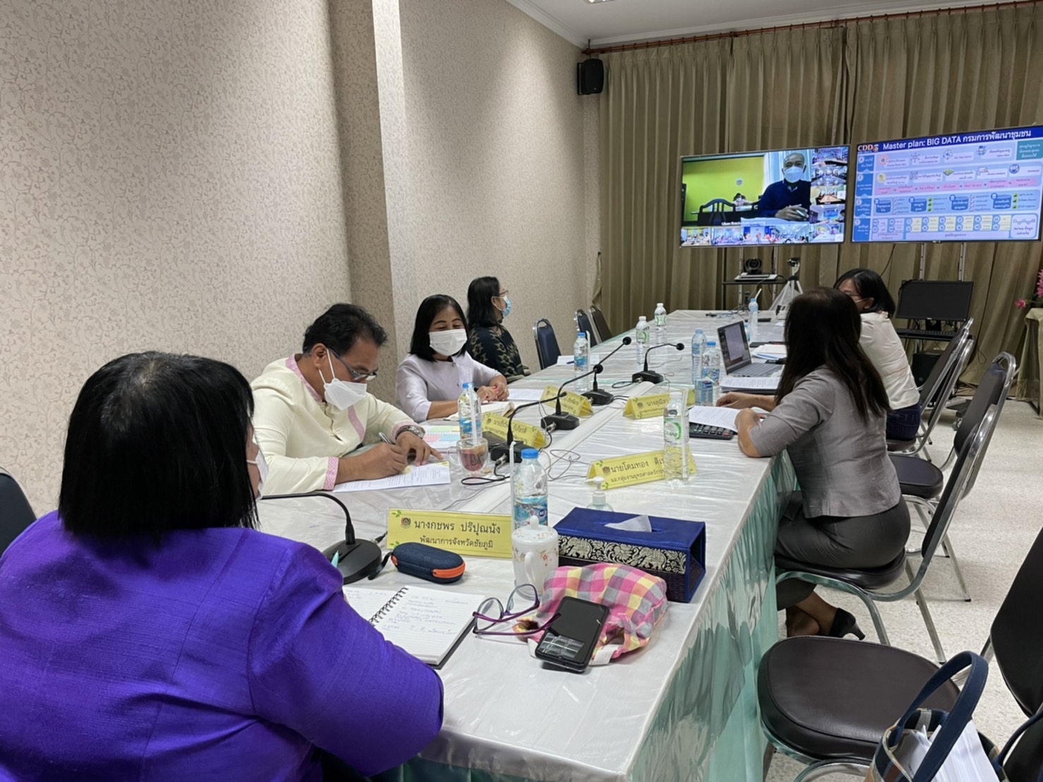 #พช.ชัยภูมิ เข้าร่วมการประชุมกรมการพัฒนาชุมชน ครั้งที่ 11/2564 ผ่านระบบวีดีทัศน์ทางไกล (Video Conference)
