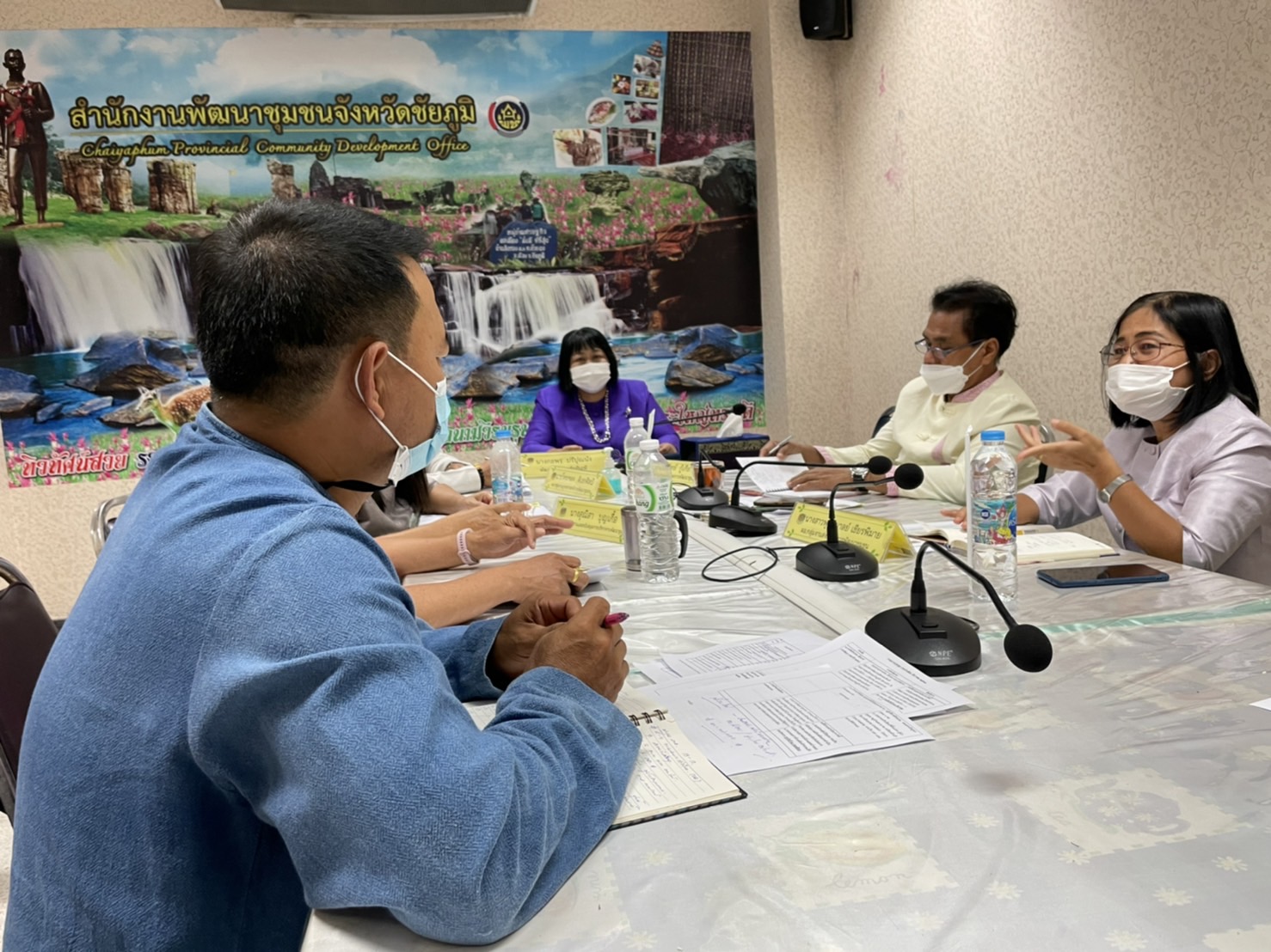 #พช_ชัยภูมิ ประชุมติดตามดำเนินกิจกรรมพัฒนาชุมชน จังหวัดชัยภูมิ ปีงบประมาณ 2565 ประจำสัปดาห์ ครั้งที่ 3