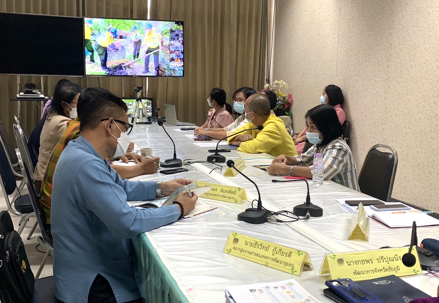 #พช_ชัยภูมิ ร่วมรับมอบนโยบายการปฏิบัติราชการในการตรวจเยี่ยมส่วนราชการระดับกรมในสังกัดกระทรวงมหาดไทย ของปลัดกระทรวงมหาดไทย