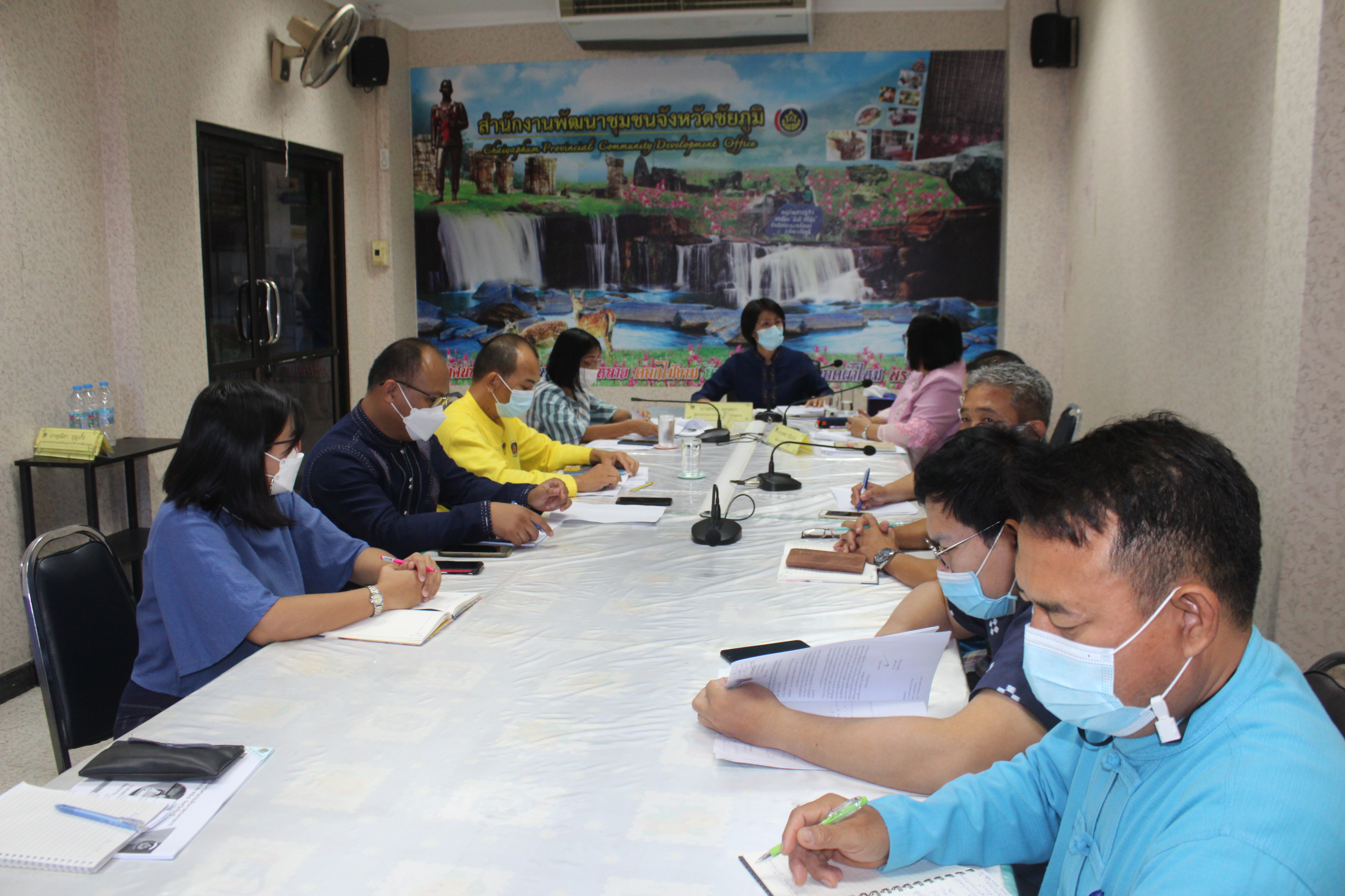 #พช_ชัยภูมิ ประชุมติดตามประเด็นการตรวจราชการ เดือนธันวาคม 2564 จังหวัดชัยภูมิ