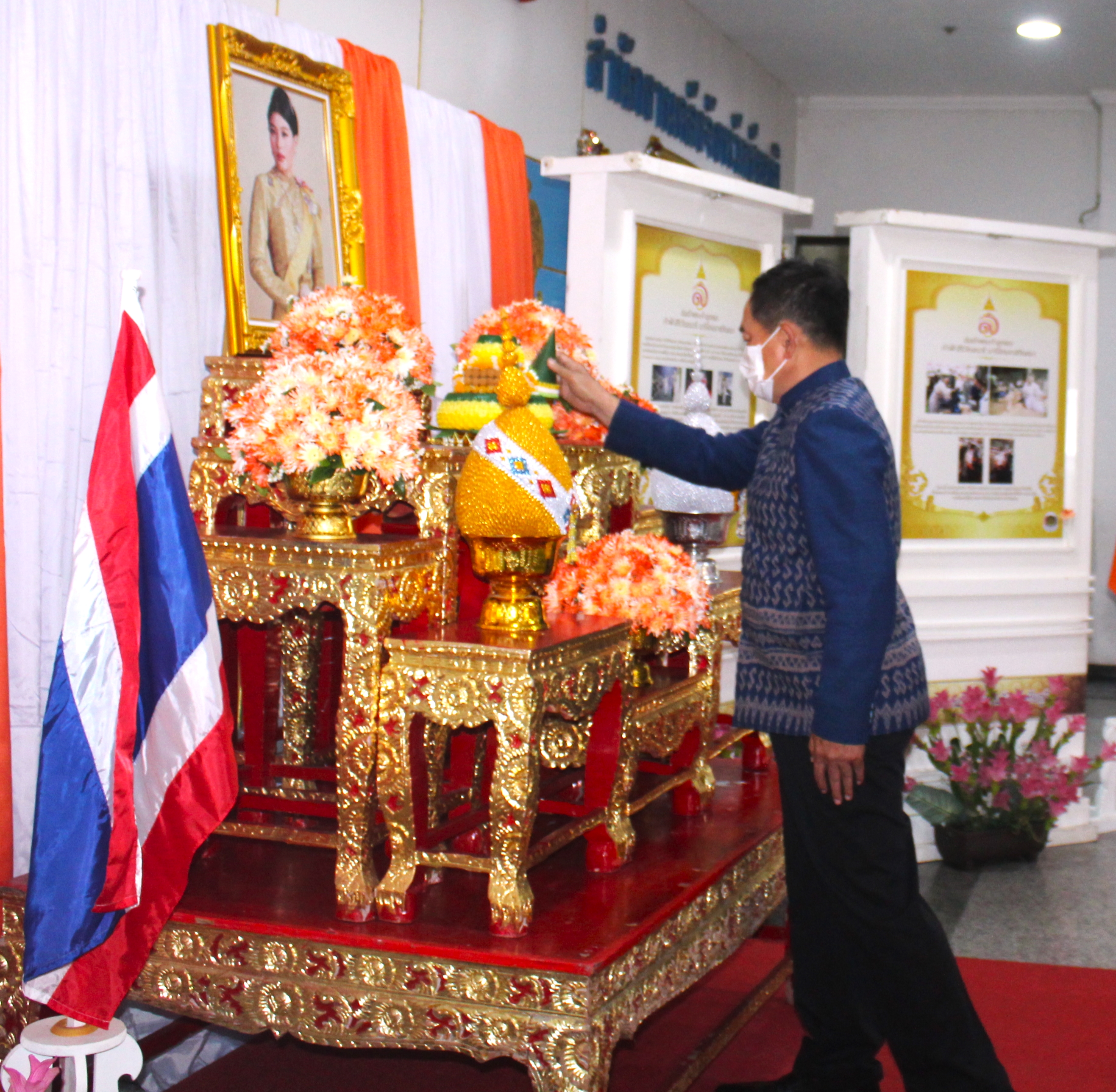 #พช_ชัยภูมิ จัดนิทรรศการเทิดพระเกียรติเนื่องในโอกาสวันคล้ายวันประสูติ สมเด็จพระเจ้าลูกเธอ เจ้าฟ้าสิริวัณณวรี ฯ นารีรัตนราชกัญญา วันที่ 8 มกราคม 2565