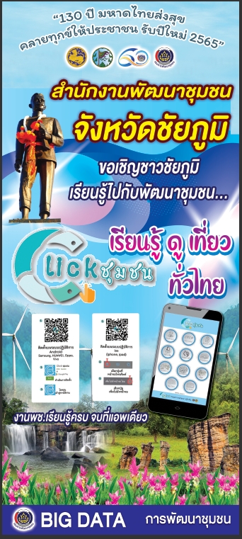 #พช_ชัยภูมิ ประชุมขับเคลื่อนการดำเนินงาน Bigdata กรมการพัฒนาชุมชน ปี 2565