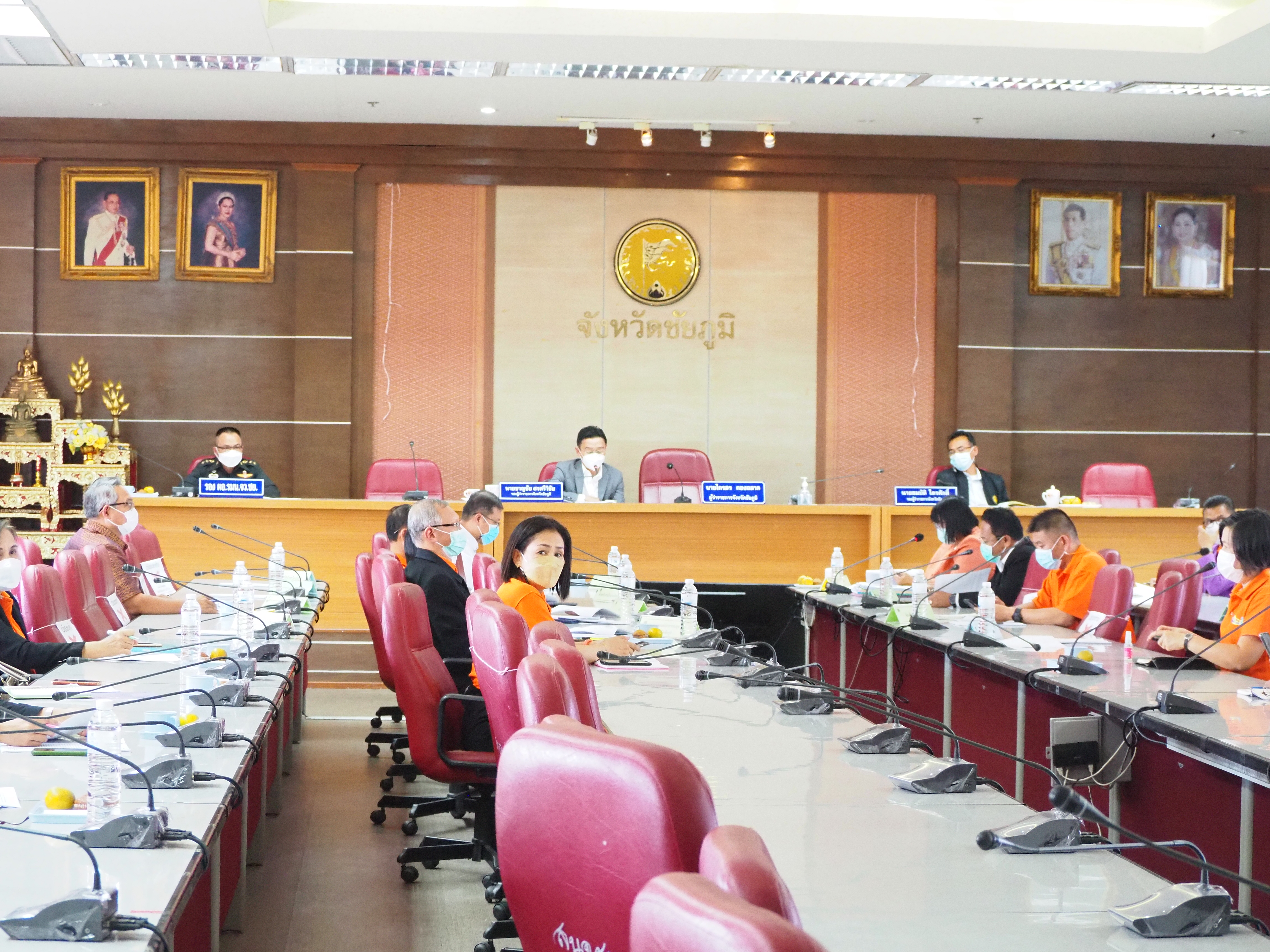 #พช_ชัยภูมิ ประชุมคณะกรรมการบริหารศูนย์อำนวยการชจัดความยากจนและพัฒนาคนทุกช่วงวัยอย่างยั่งยืนตามหลักปรัชญาของเศรษฐกิจพอเพียงจังหวัดชัยภูมิ (คจพ. จ. ชย.)