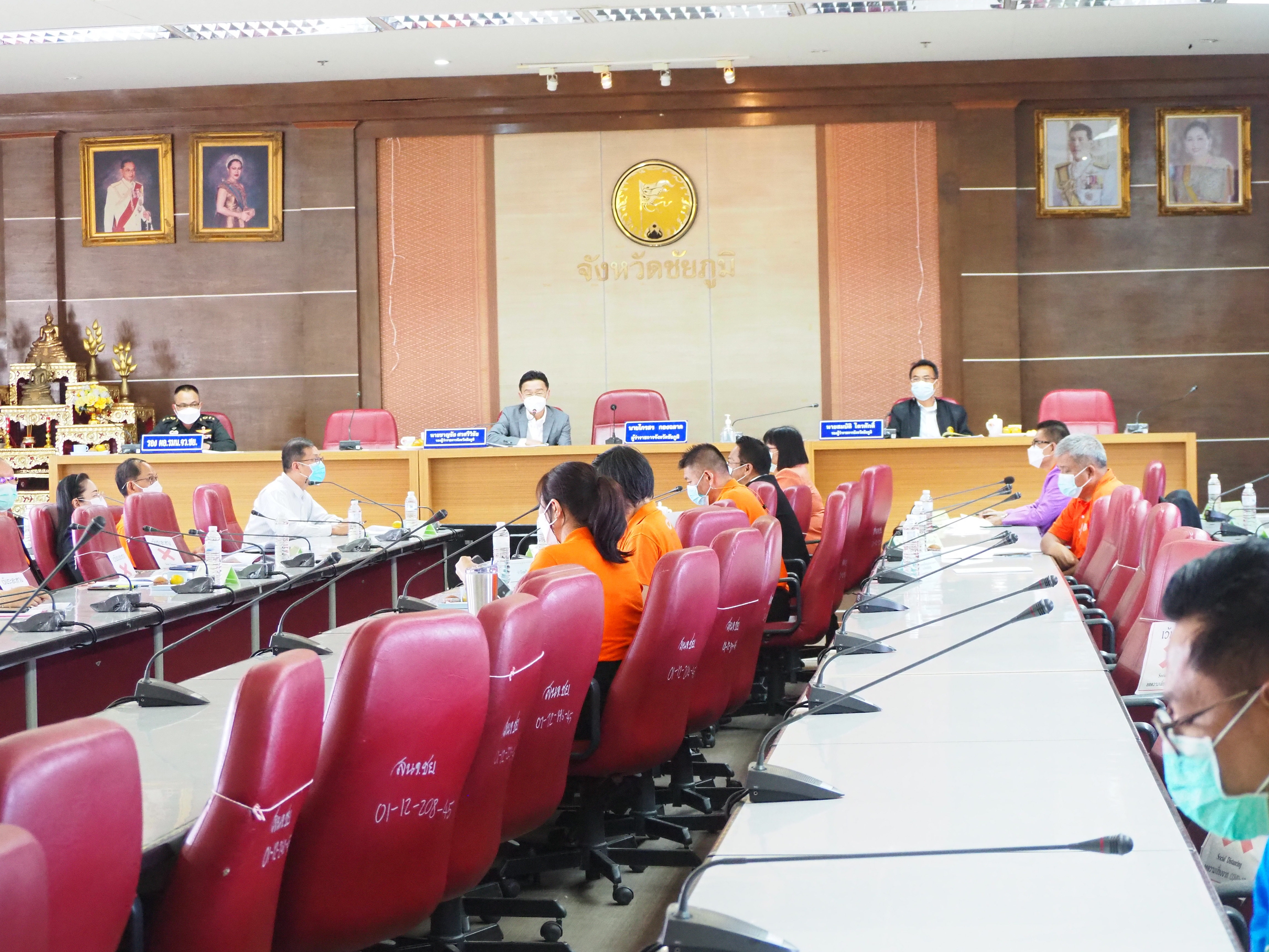 #พช_ชัยภูมิ ประชุมคณะกรรมการบริหารศูนย์อำนวยการชจัดความยากจนและพัฒนาคนทุกช่วงวัยอย่างยั่งยืนตามหลักปรัชญาของเศรษฐกิจพอเพียงจังหวัดชัยภูมิ (คจพ. จ. ชย.)