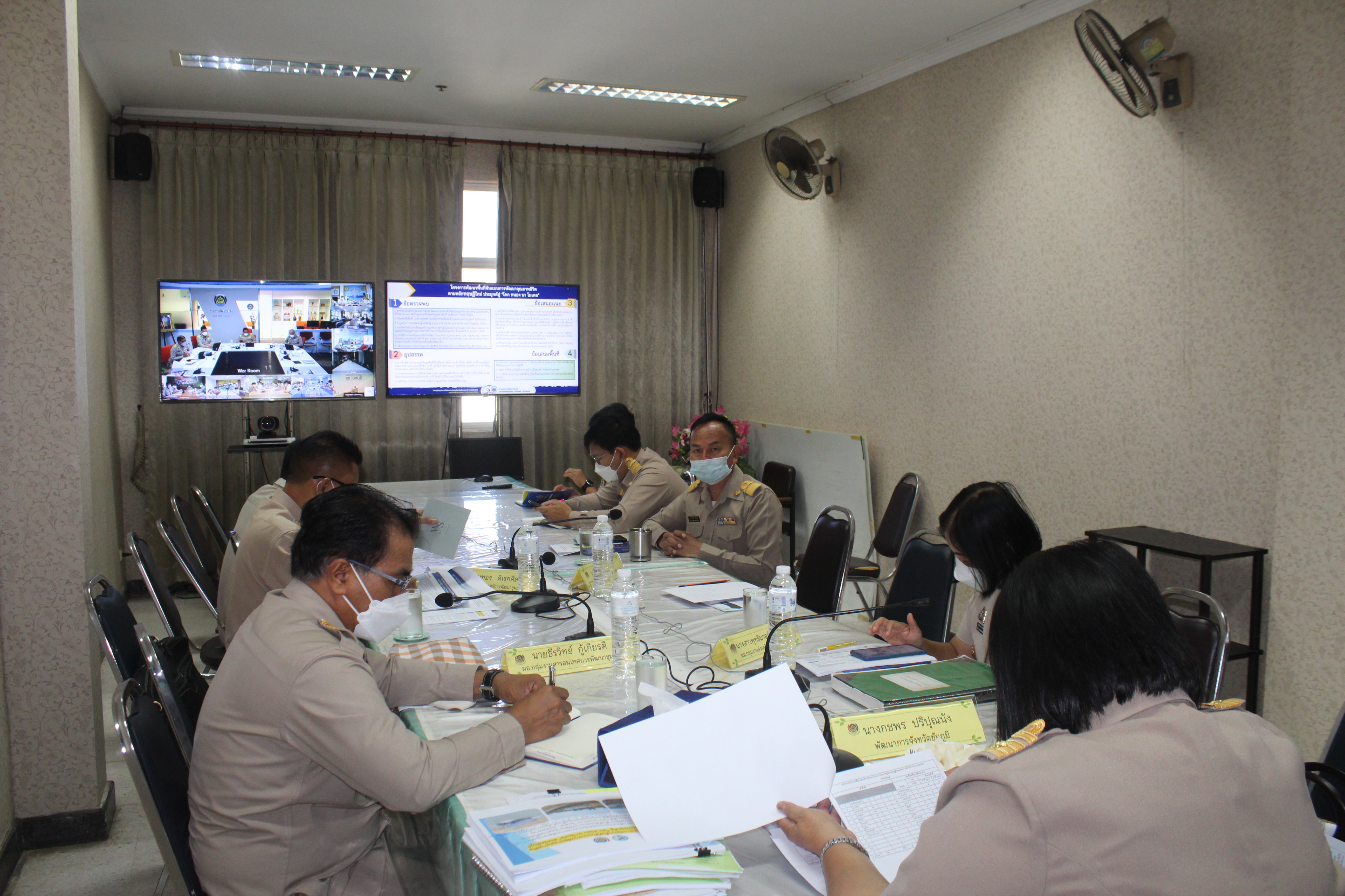 #พช_ชัยภูมิ ร่วมประชุมกรมการพัฒนาชุมชน ครั้งที่ 1/2565 ผ่านระบบวิดีทัศน์ทางไกล (Video Conference)